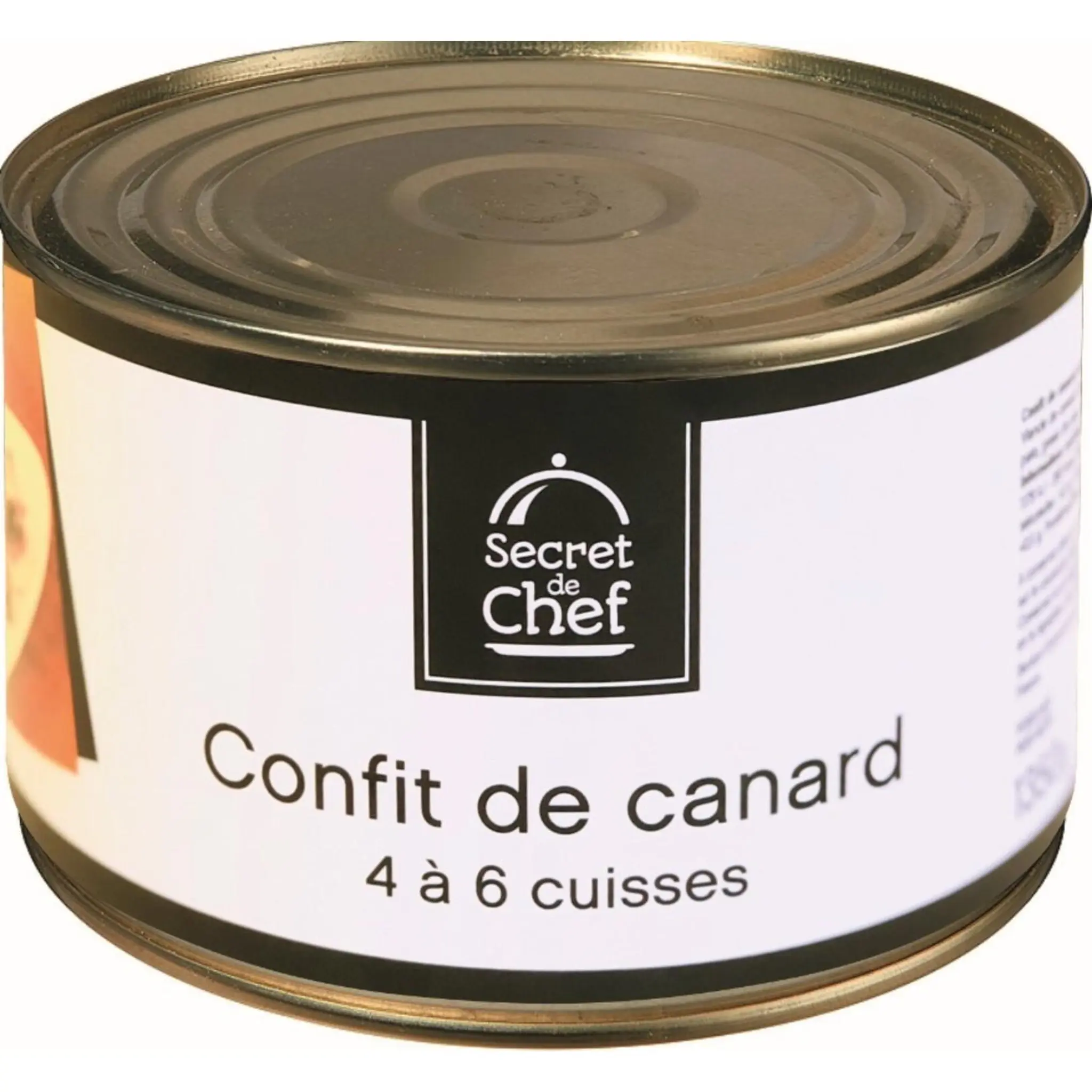 SECRET DE CHEF Confit de canard 4 à 6 cuisses en conserve