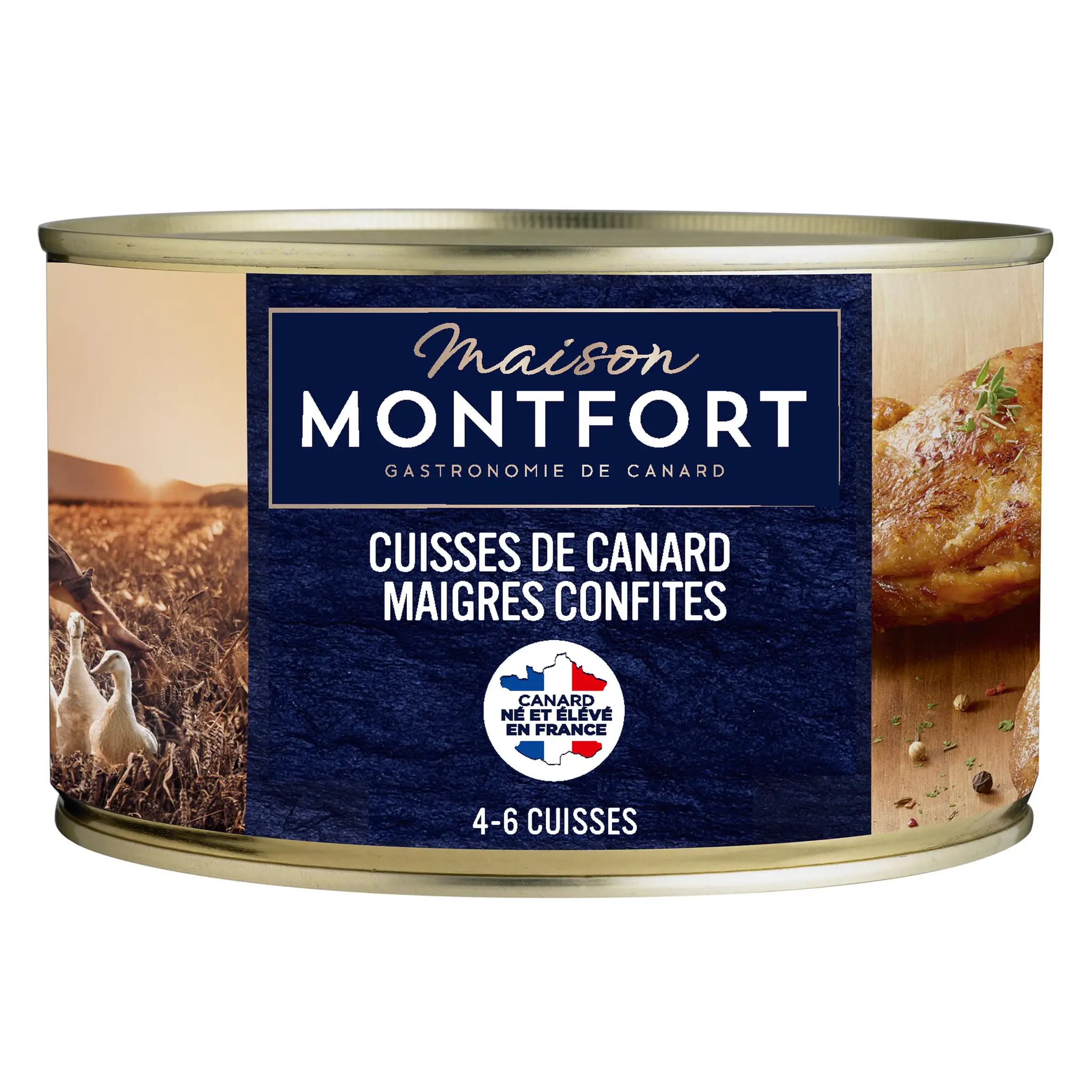 MAISON MONTFORT Cuisses de canard maigres confites