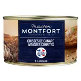 MAISON MONTFORT Cuisses de canard maigres confites