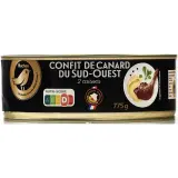 AUCHAN GOURMET Confit de canard du Sud-Ouest 2 cuisses