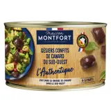 MAISON MONTFORT Confit de gésiers de canard du sud ouest