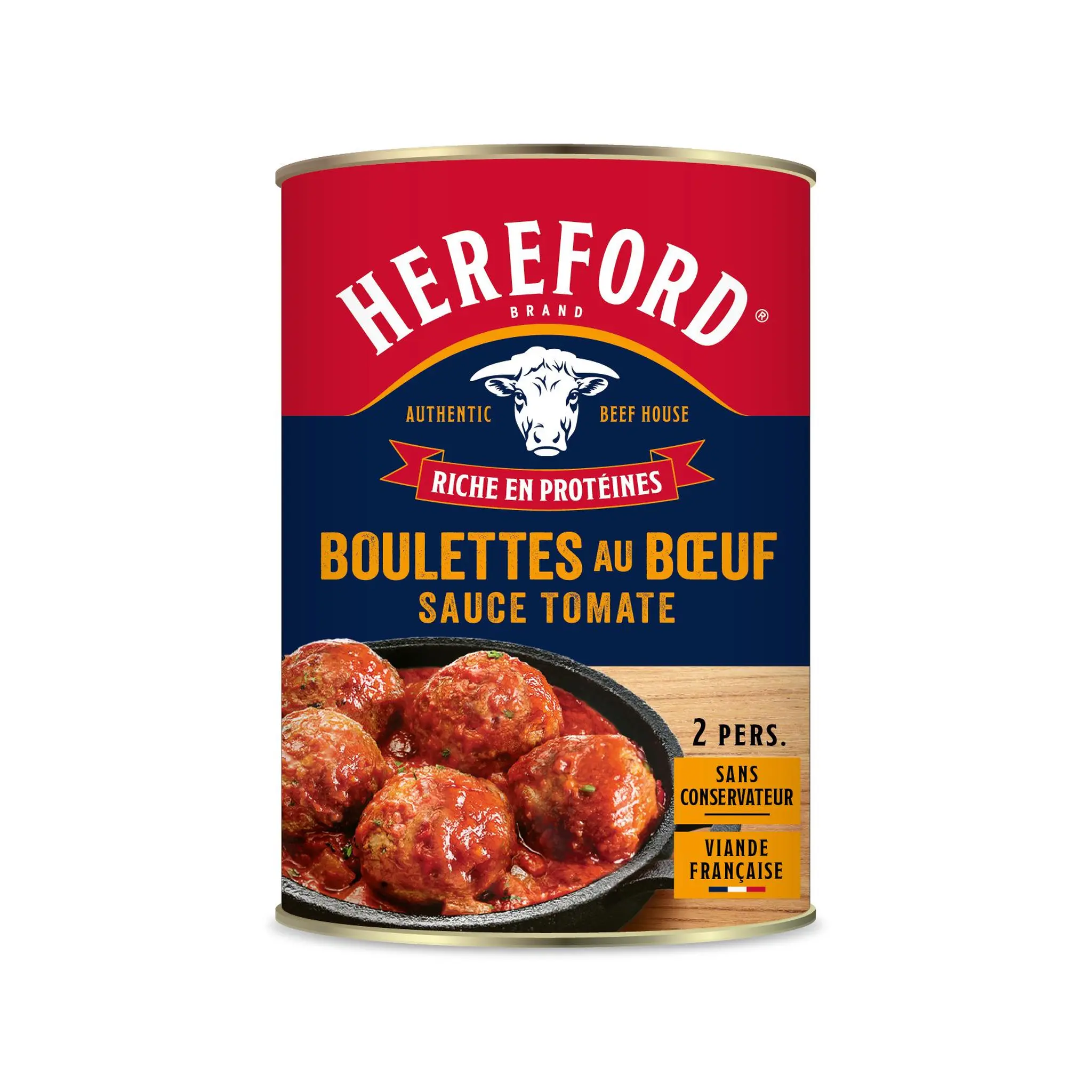 HEREFORD Boulettes au boeuf sauce tomate