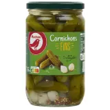 AUCHAN Cornichons fins aux 5 aromates