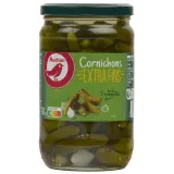 AUCHAN Cornichons extra fins aux 5 aromates