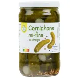 POUCE Cornichons mi-fins au vinaigre