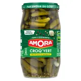 AMORA Cornichons fins aux 6 épices et aromates Croq'Vert