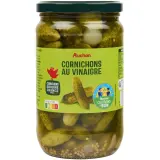 AUCHAN Cornichons français au vinaigre