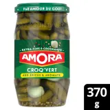 AMORA Cornichons extra fins aux 6 épices et aromates Croq'Vert