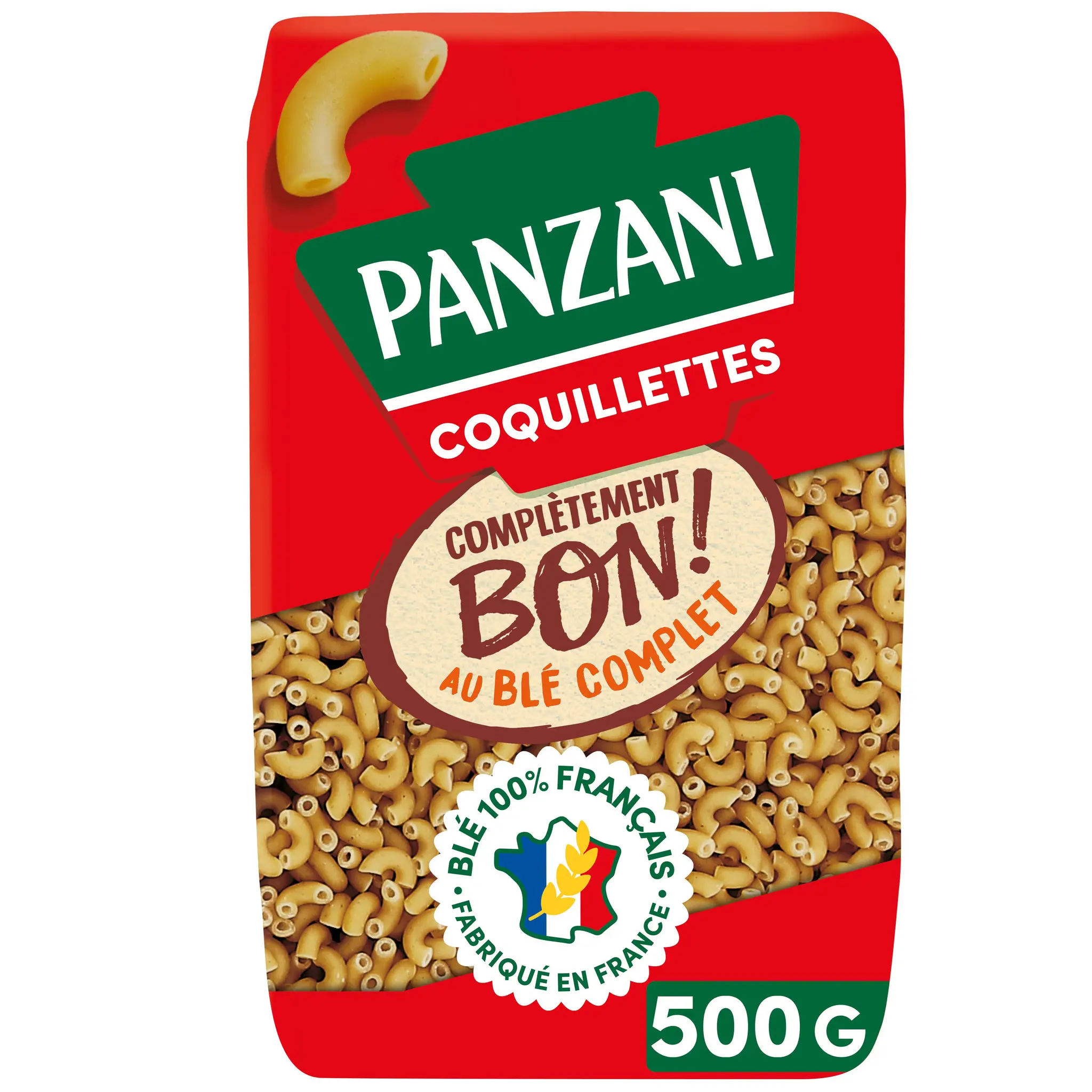 PANZANI Coquillettes au blé complet