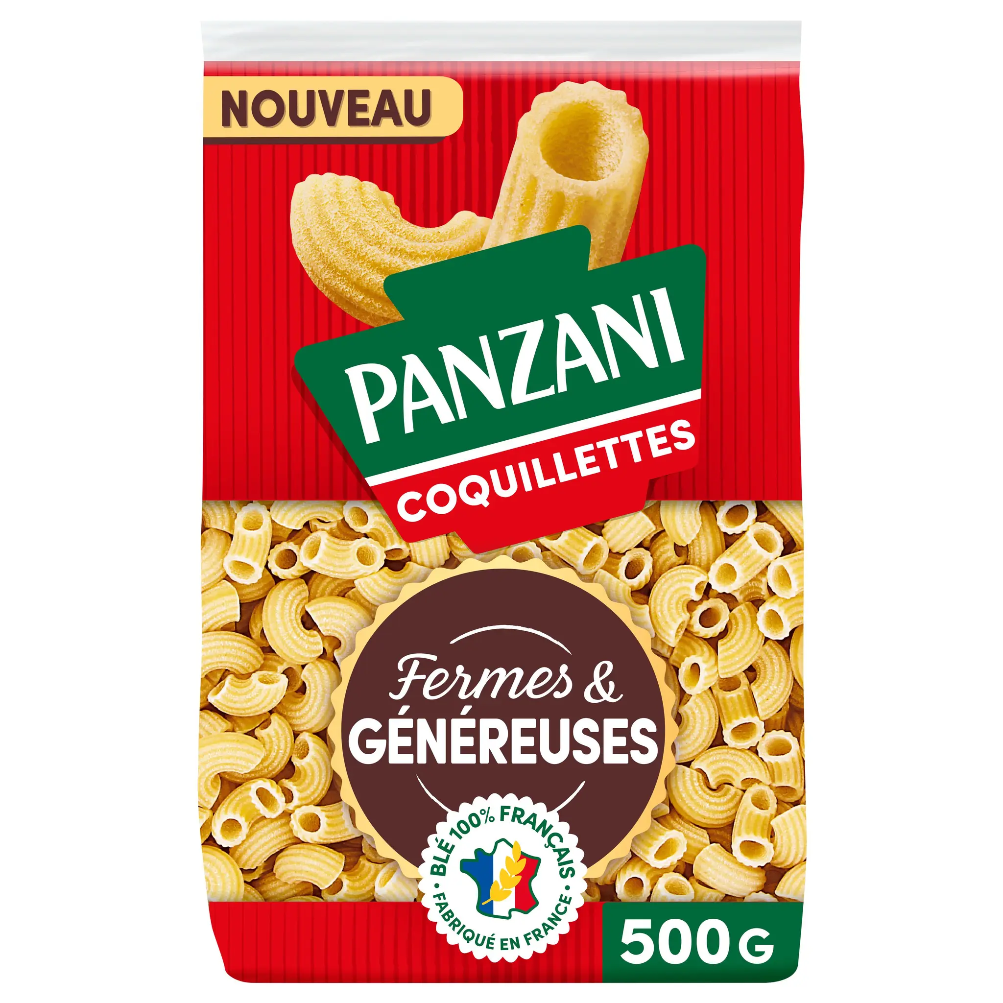 PANZANI Coquillettes fermes et généreuses
