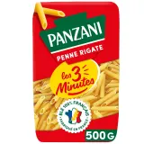 PANZANI Penne cuisson rapide 3min blé français