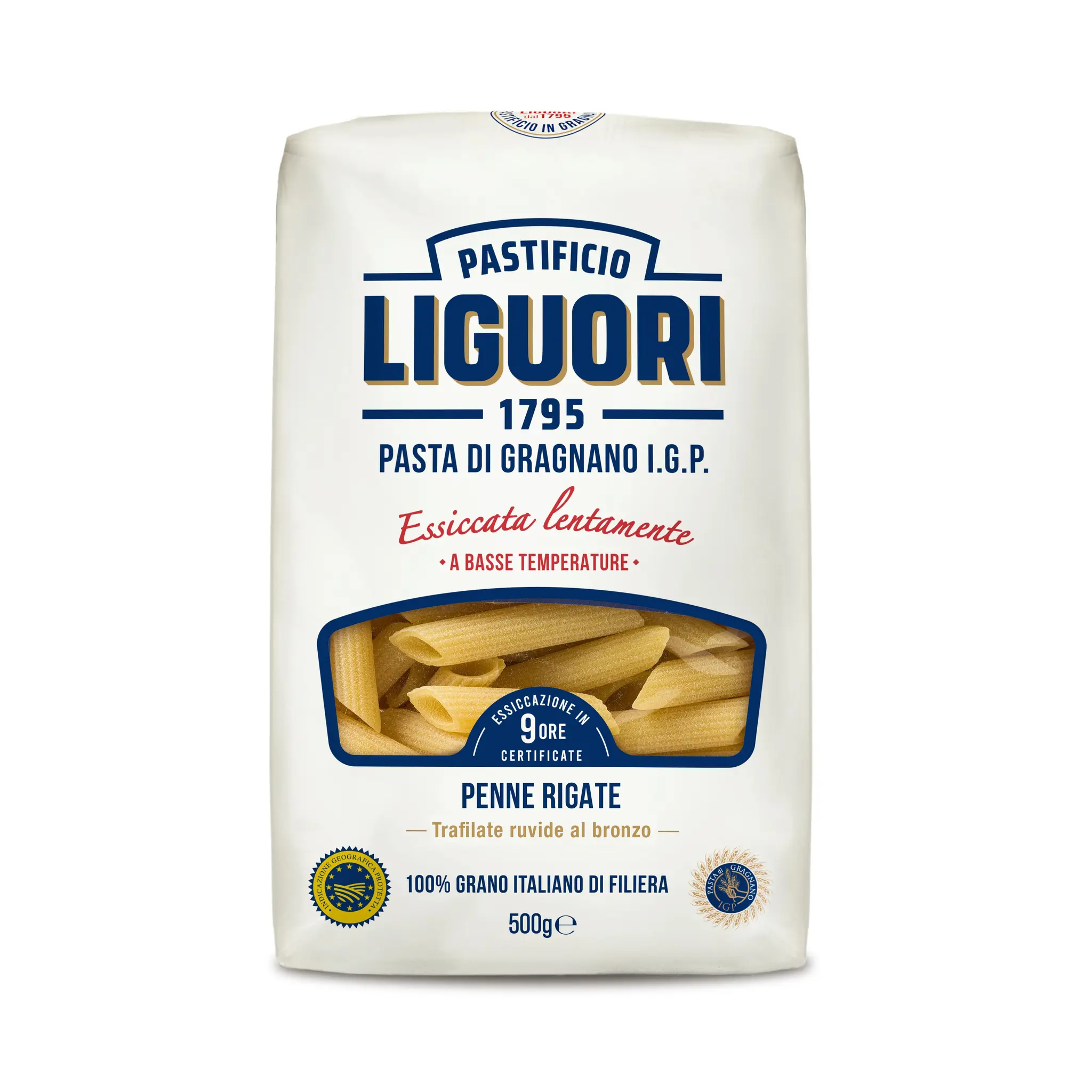 PASTIFICIO LIGUORI Pâtes de semoule de blé dur penne rigate