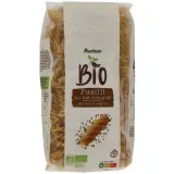 AUCHAN BIO Fusilli intégrales au blé complet bio