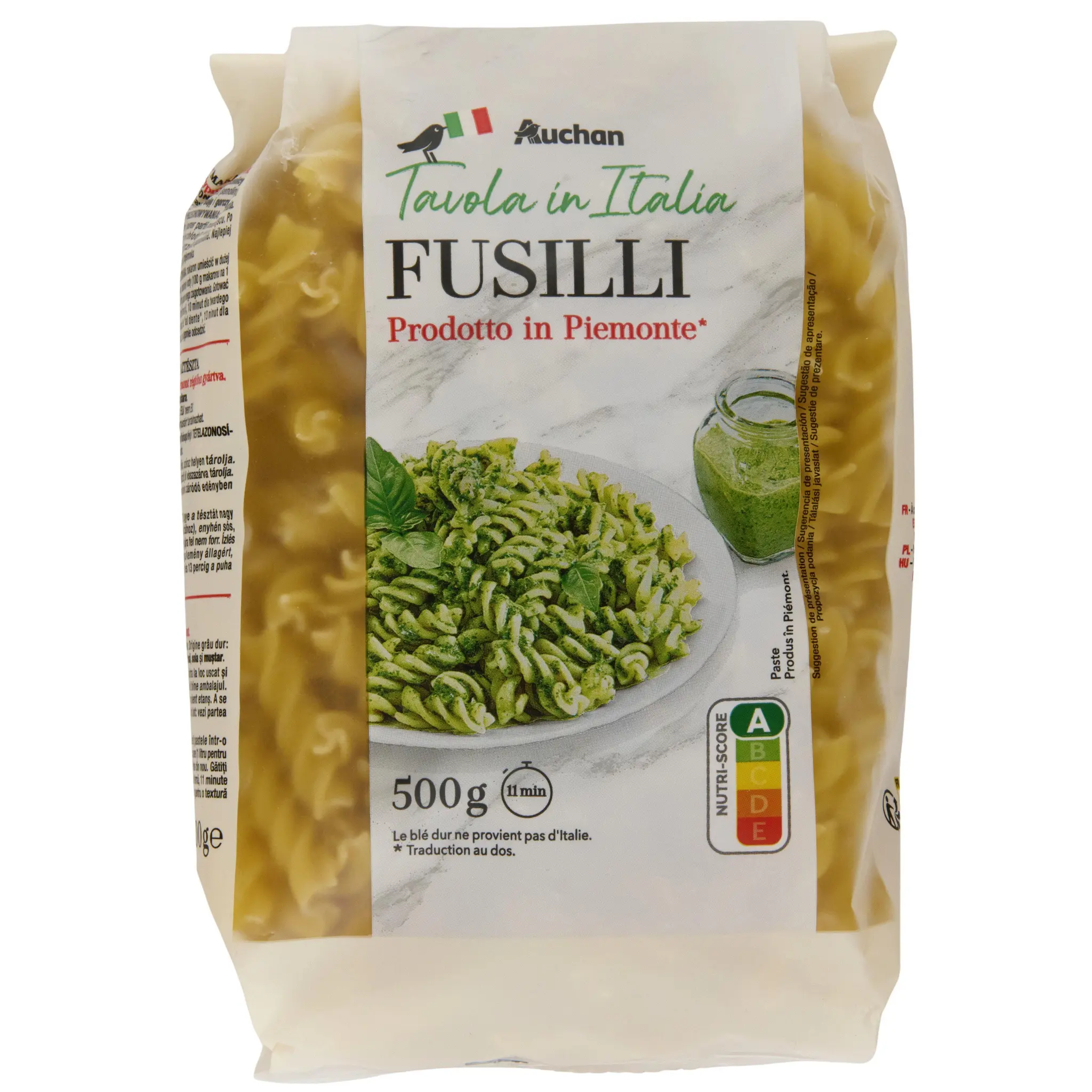 AUCHAN TAVOLA IN ITALIA Fusilli