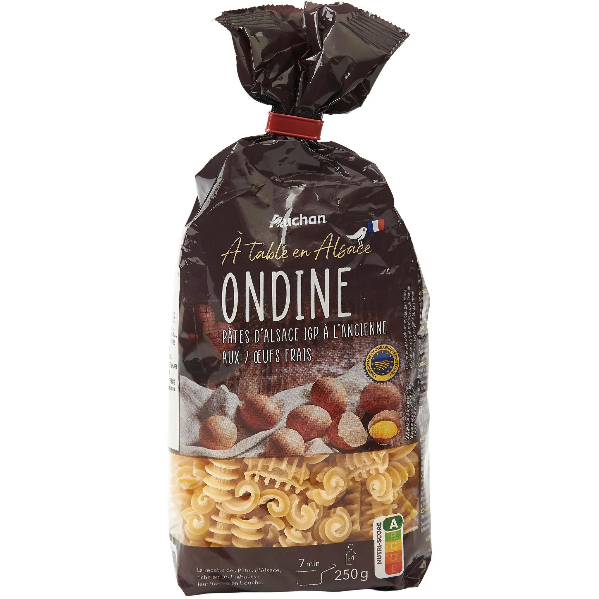 AUCHAN Pâtes d'Alsace Ondine à l'ancienne IGP