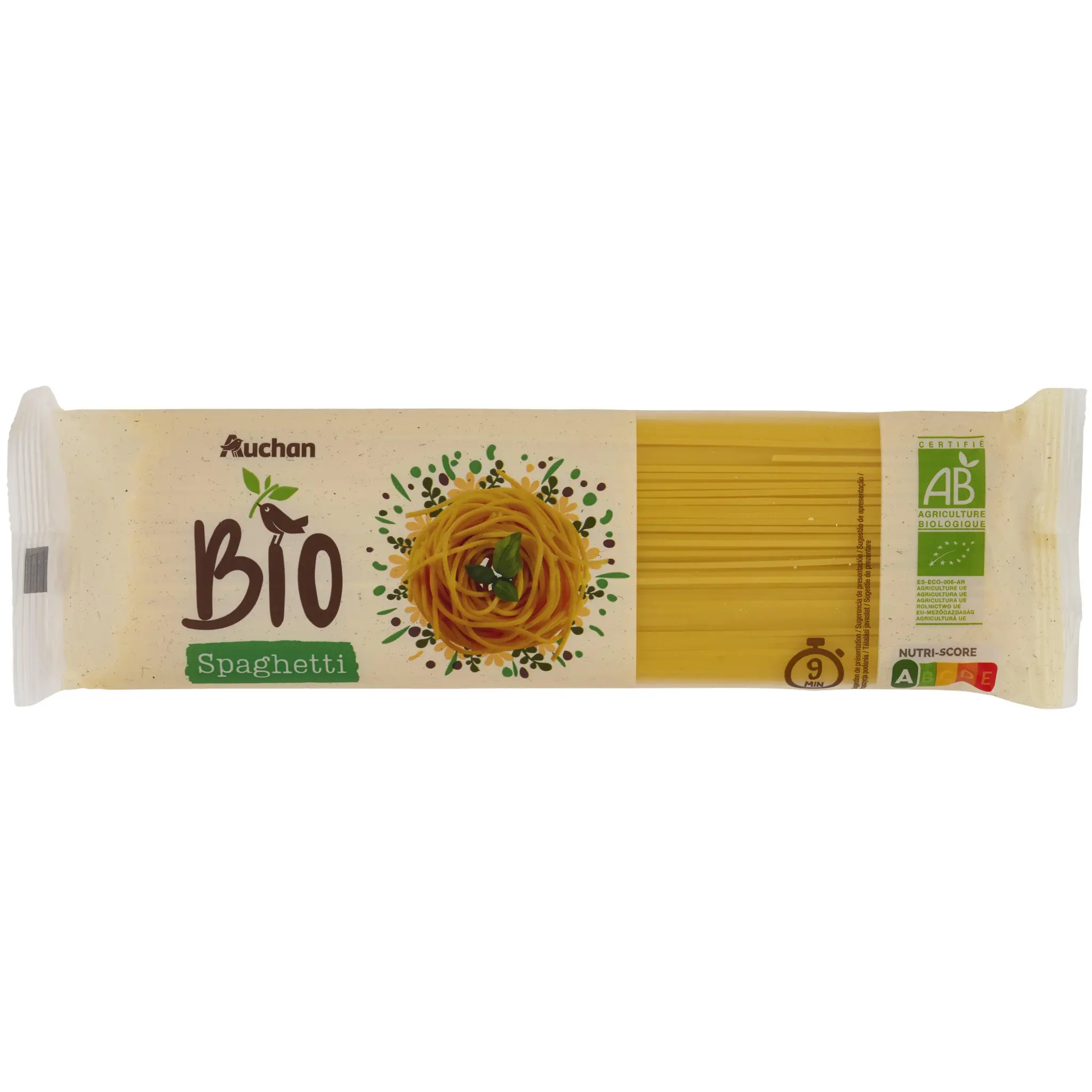 AUCHAN BIO Spaghetti bio