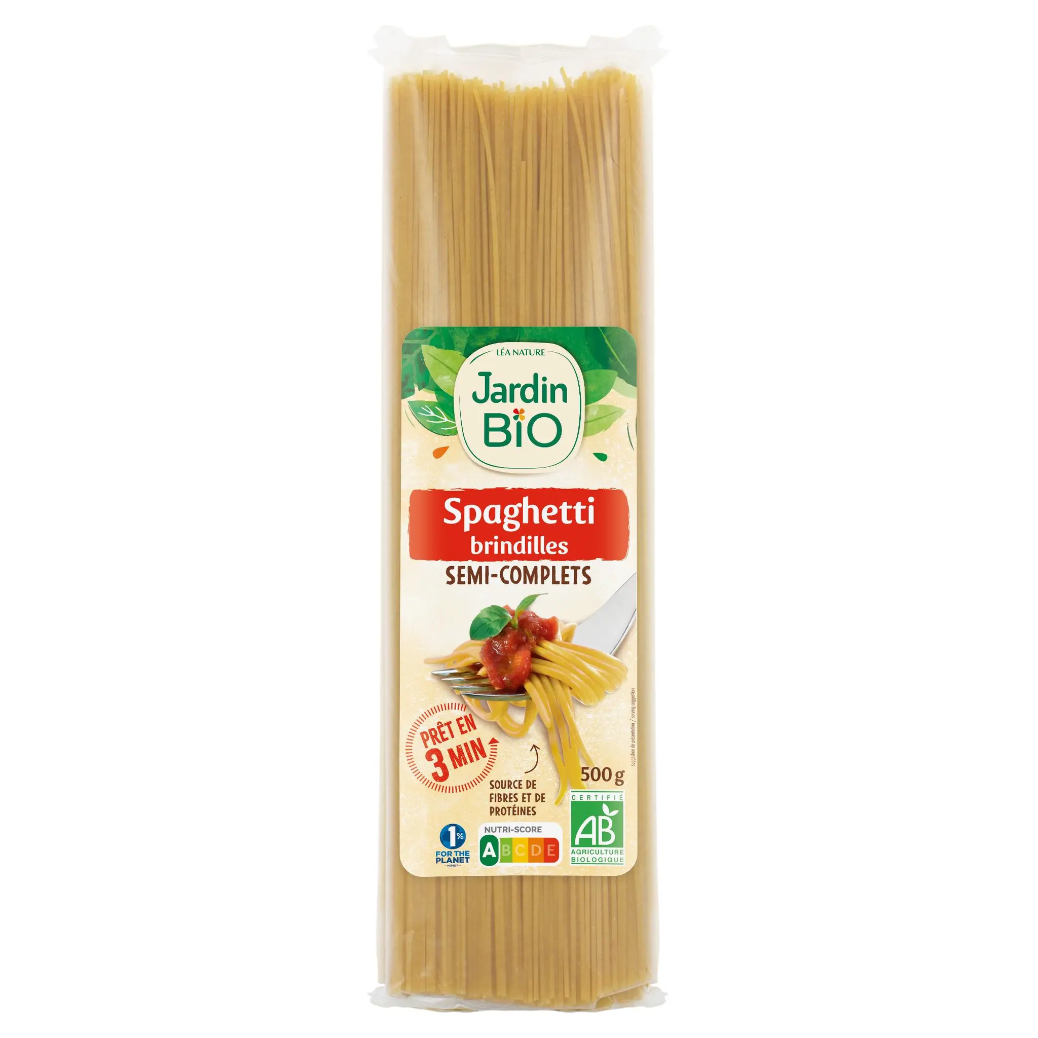 JARDIN BIO Spaghetti semi-complets cuisson rapide