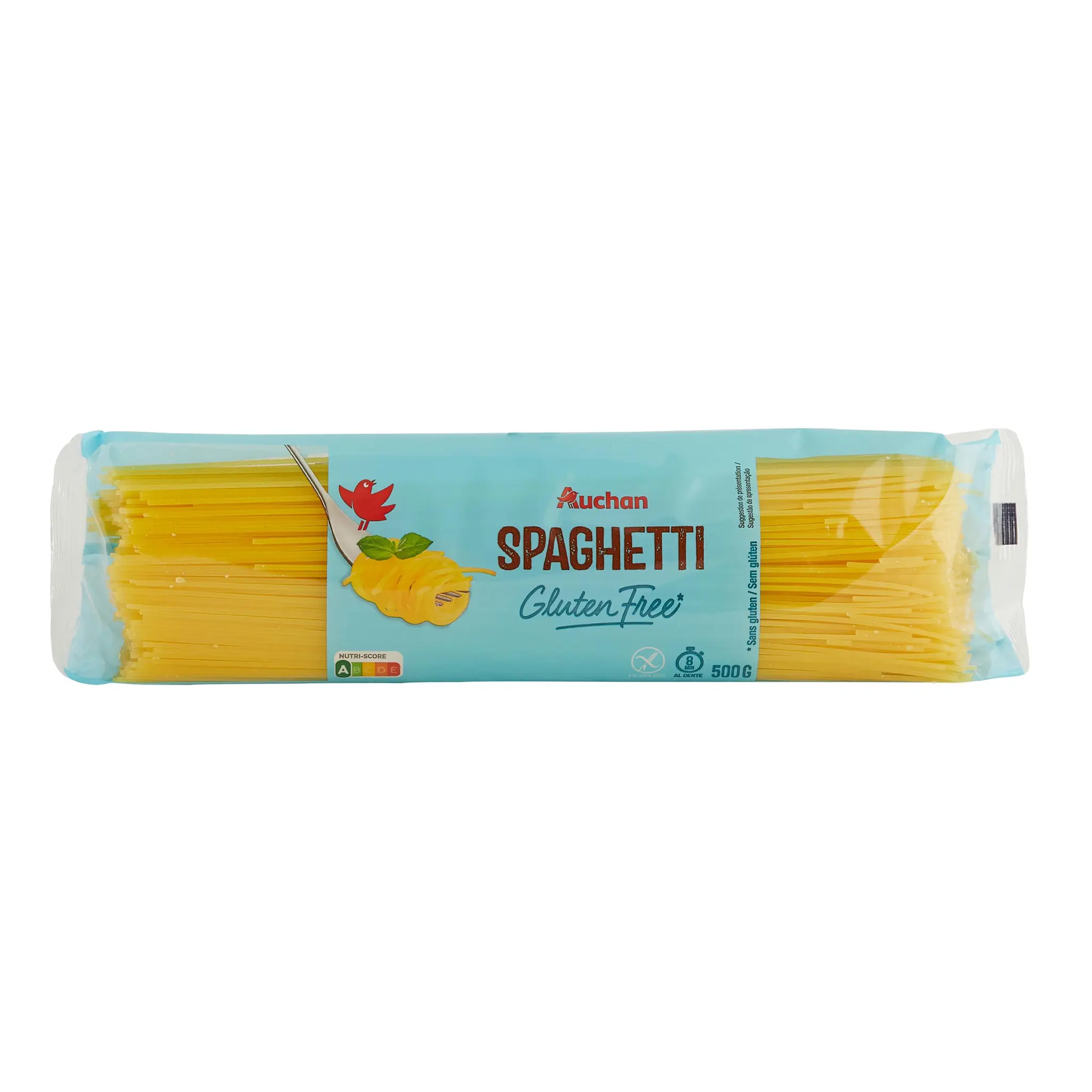AUCHAN Spaghetti de maïs et riz sans gluten