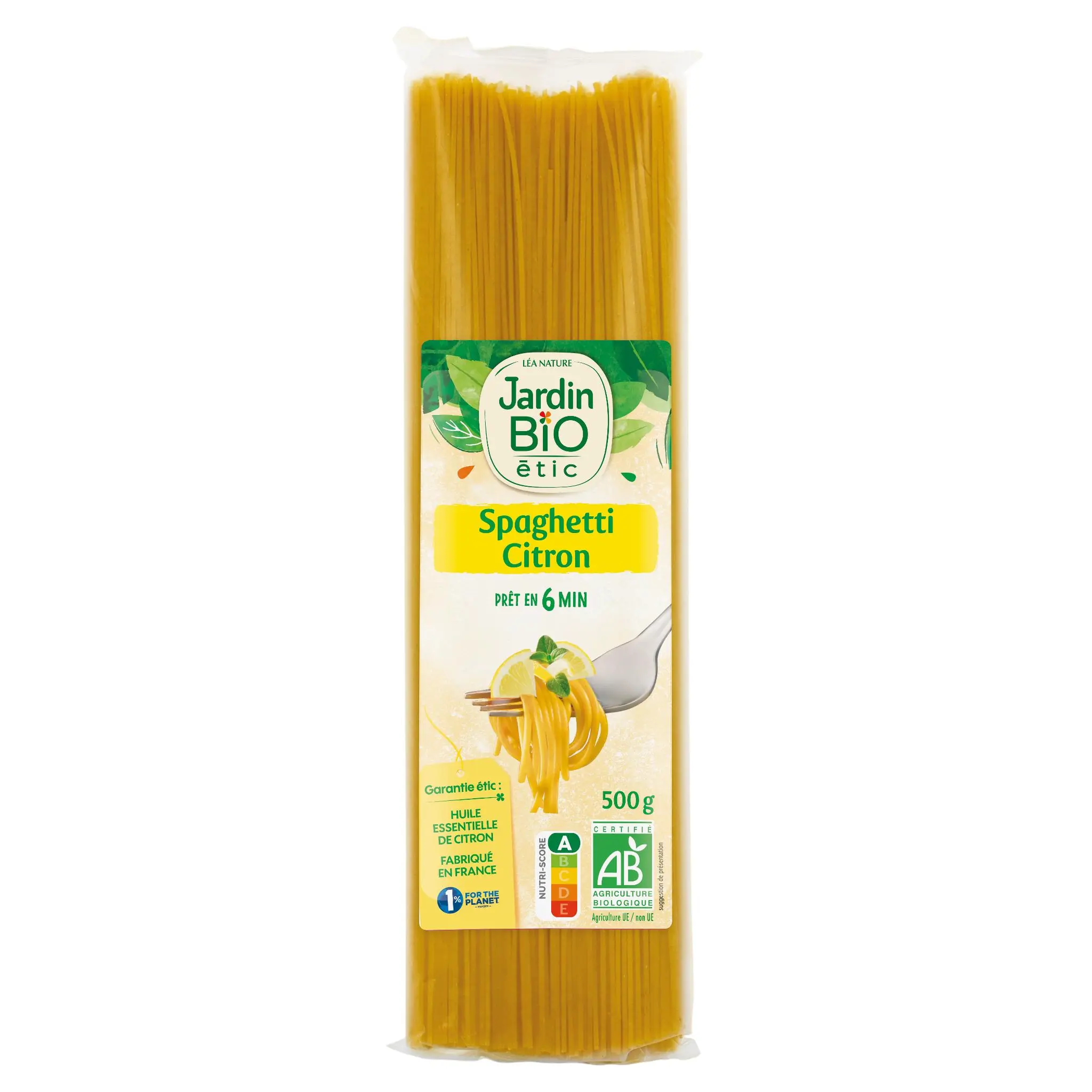 JARDIN BIO Spaghetti au citron