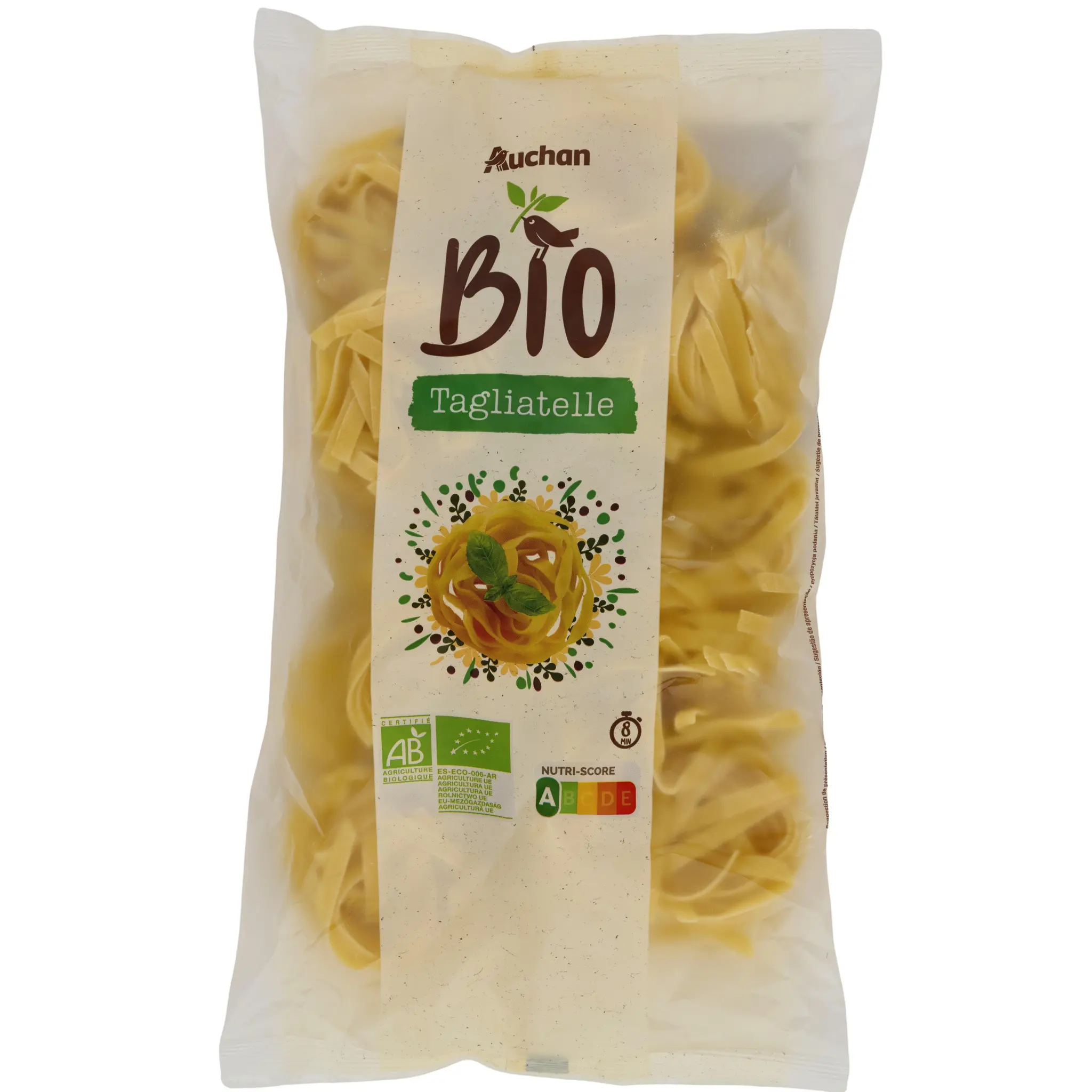 AUCHAN BIO Tagliatelle bio