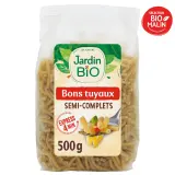 JARDIN BIO Pâtes tuyaux semi-complets