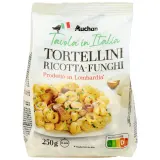 AUCHAN TAVOLA IN ITALIA Pâtes Tortellini ricotta funghi