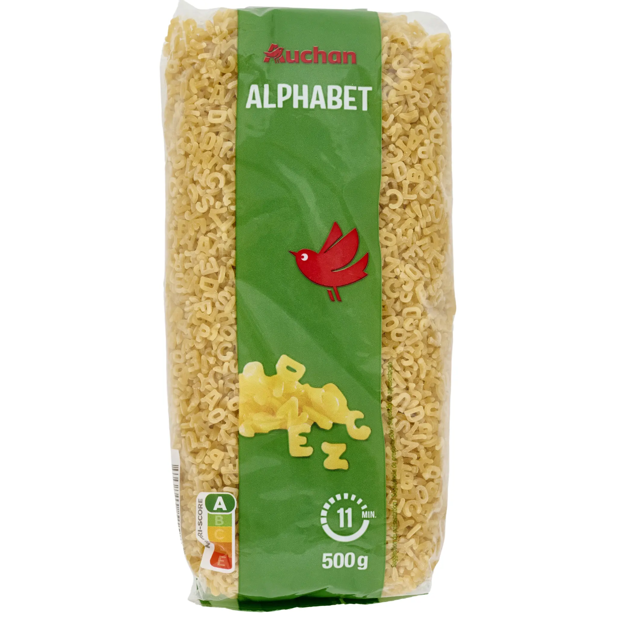 AUCHAN Pâtes alphabet