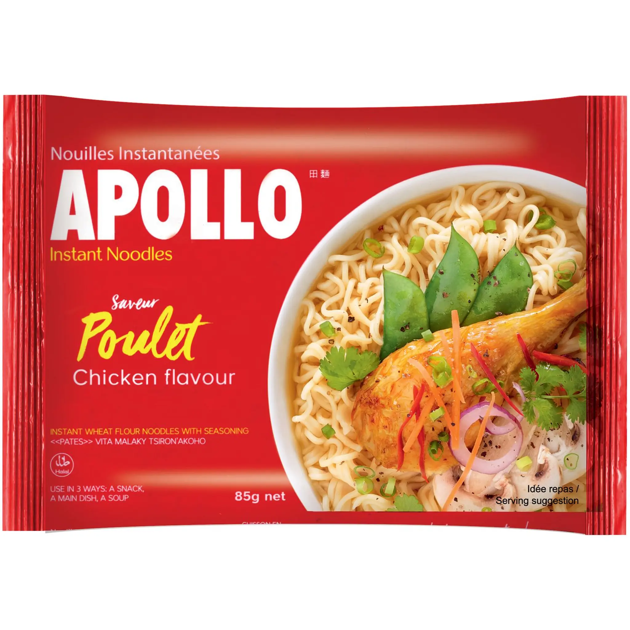APOLLO Nouilles asiatiques instantanées saveur poulet