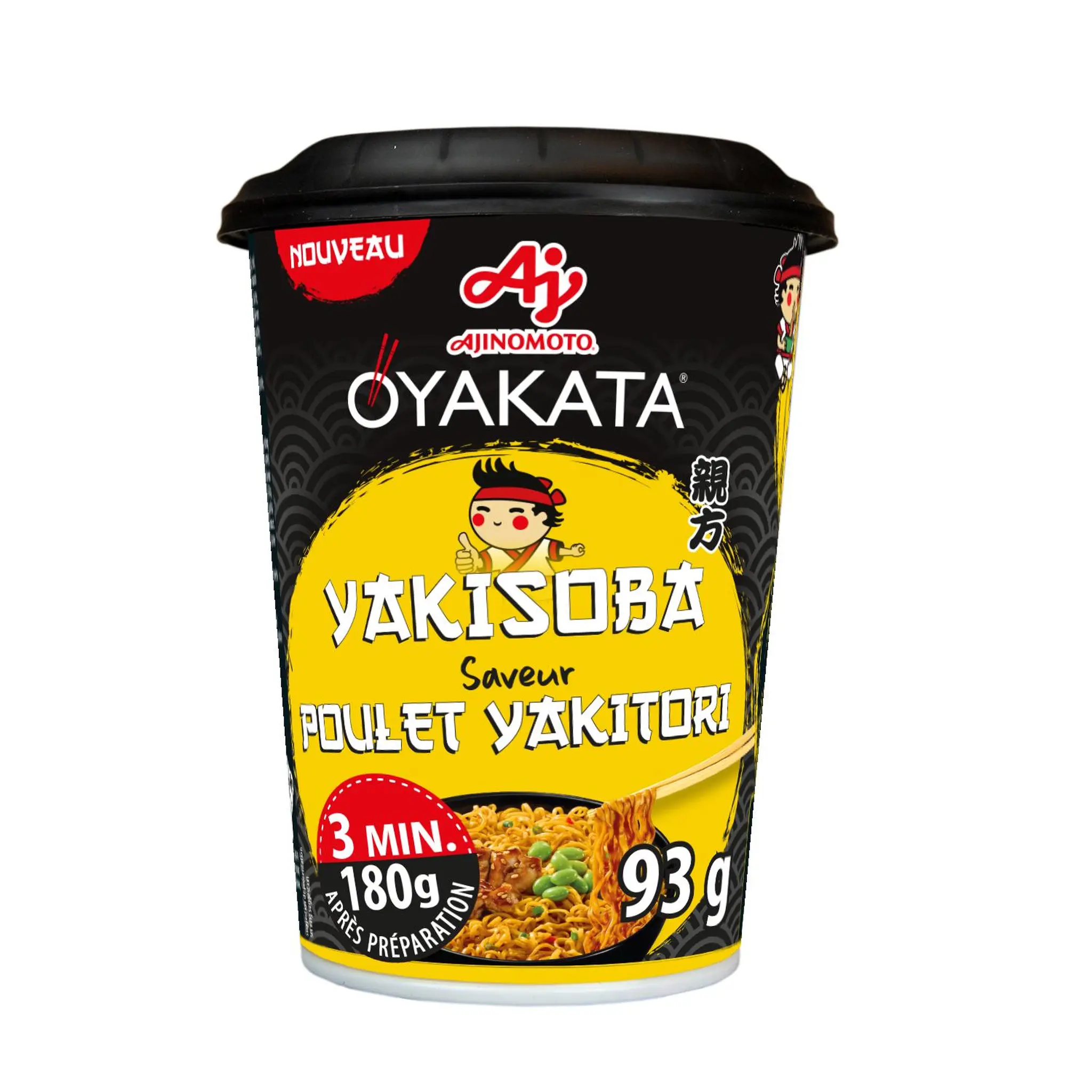 OYAKATA Cup nouilles sautées yakisoba poulet yakitori