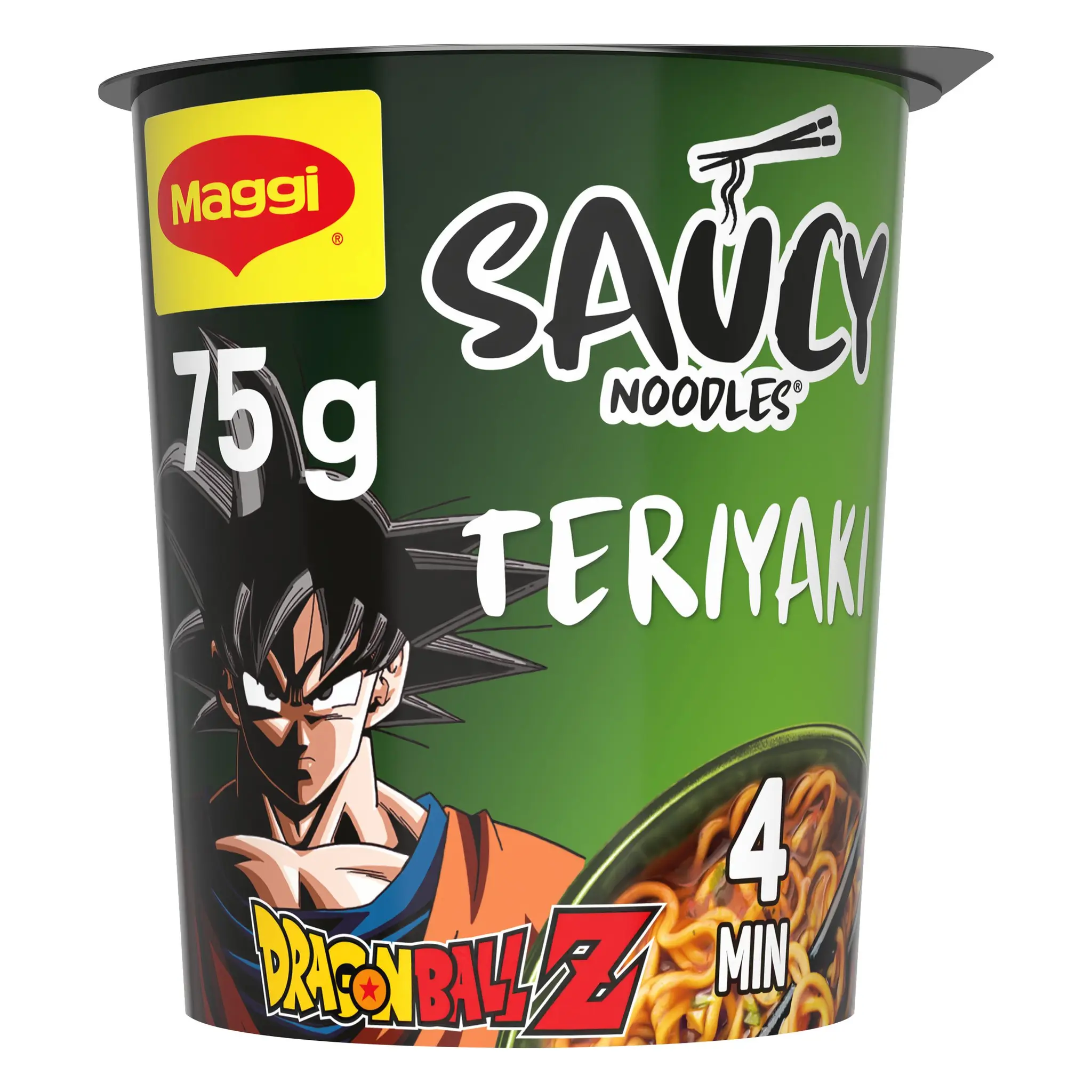 MAGGI Cup nouilles japonaises instantanées saveur teriyaki Saucy Noodles