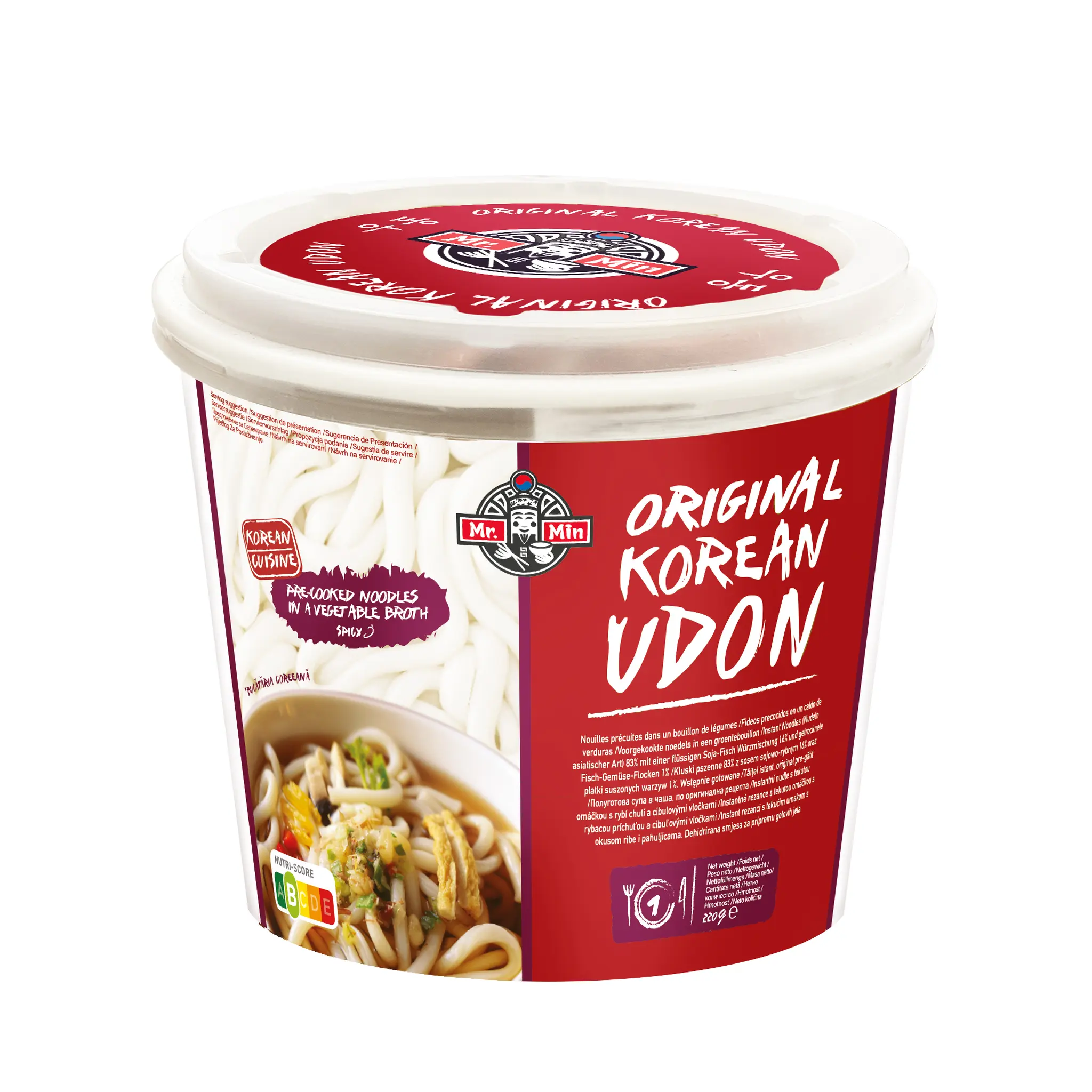 MR MIN Cup nouilles instantanées coréennes saveur spicy
