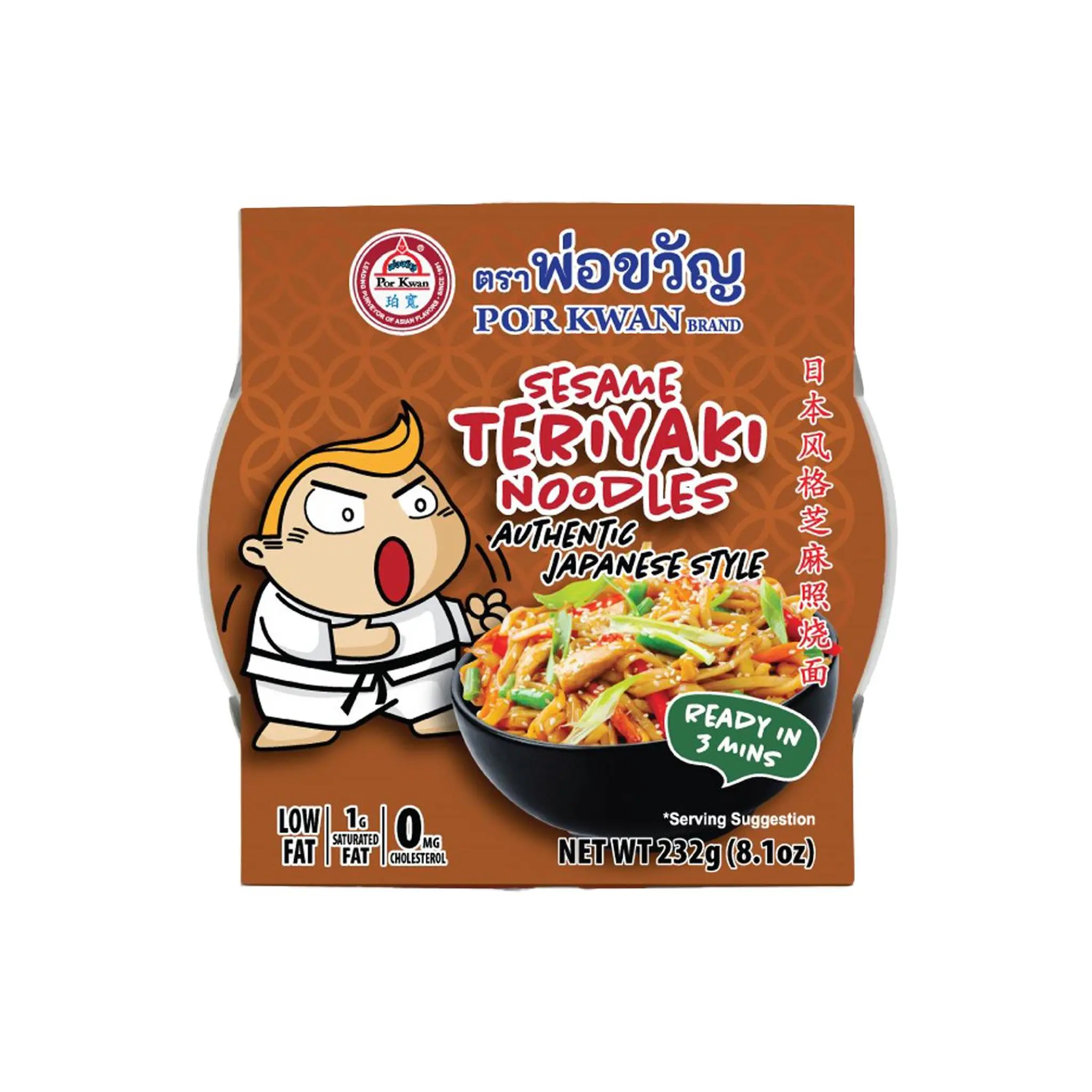 POR KWAN NOUILLES TERIYAKI BOL