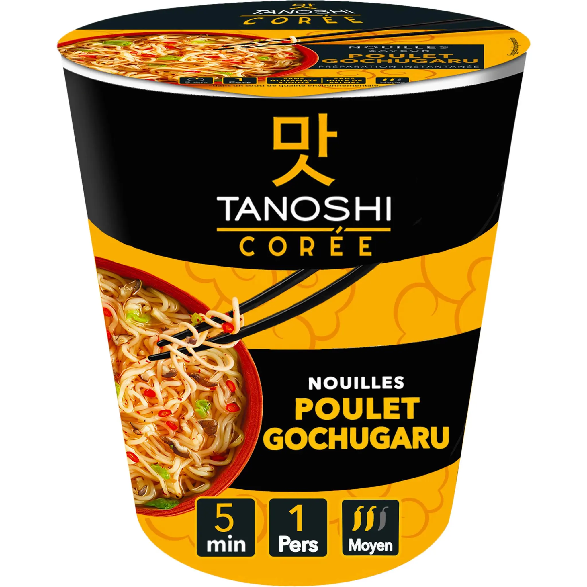 TANOSHI Nouilles instantanées au poulet moyen