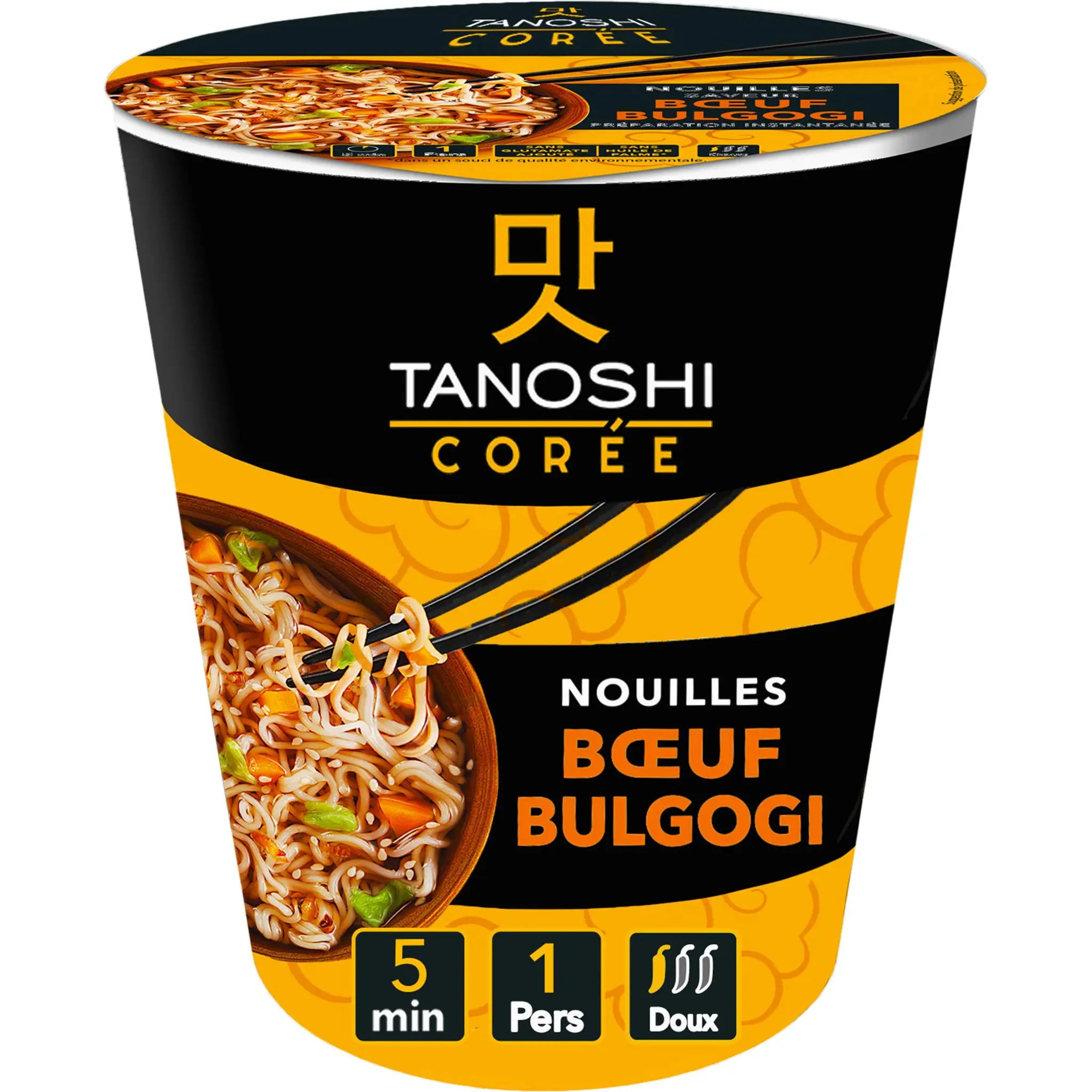 TANOSHI Nouilles instantanées au boeufdoux
