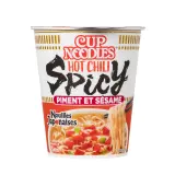 NISSIN Cup nouilles japonaises hot chili épicé piment et sésame