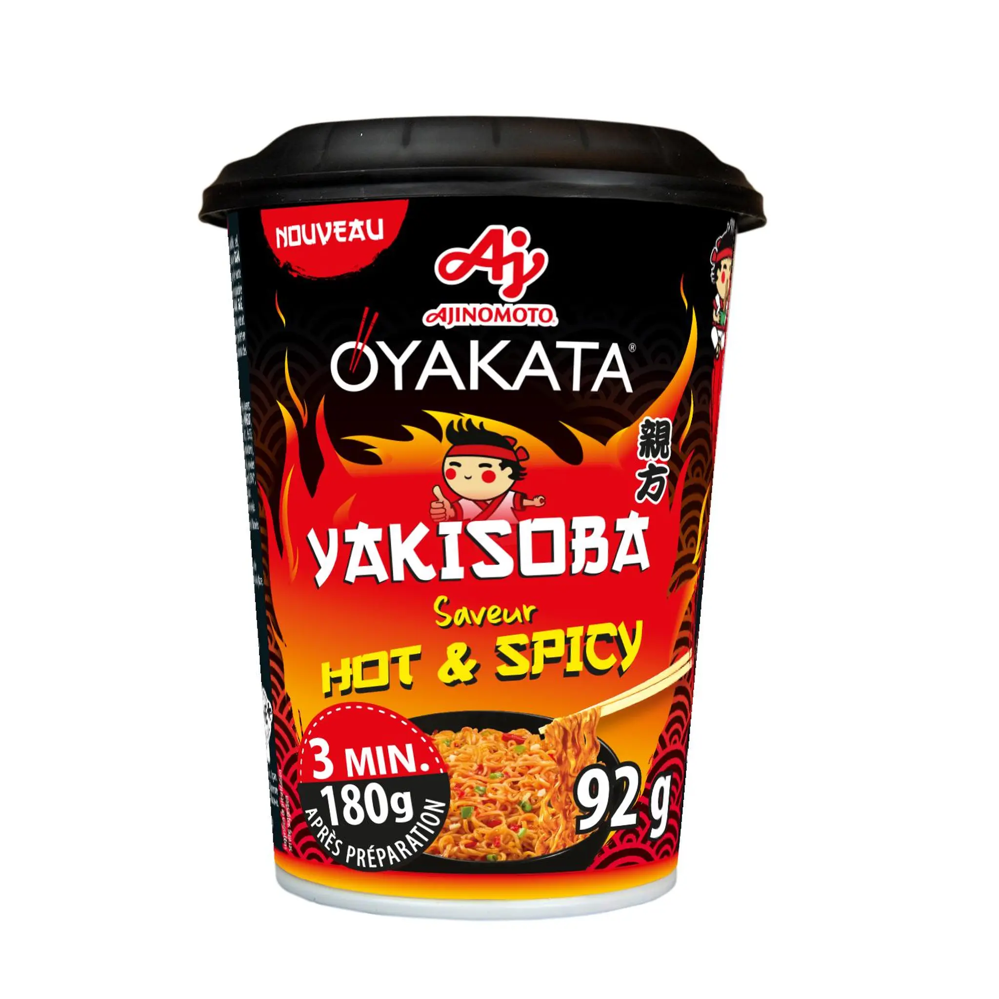 OYAKATA Cup nouilles sautées yakisoba saveur épicée