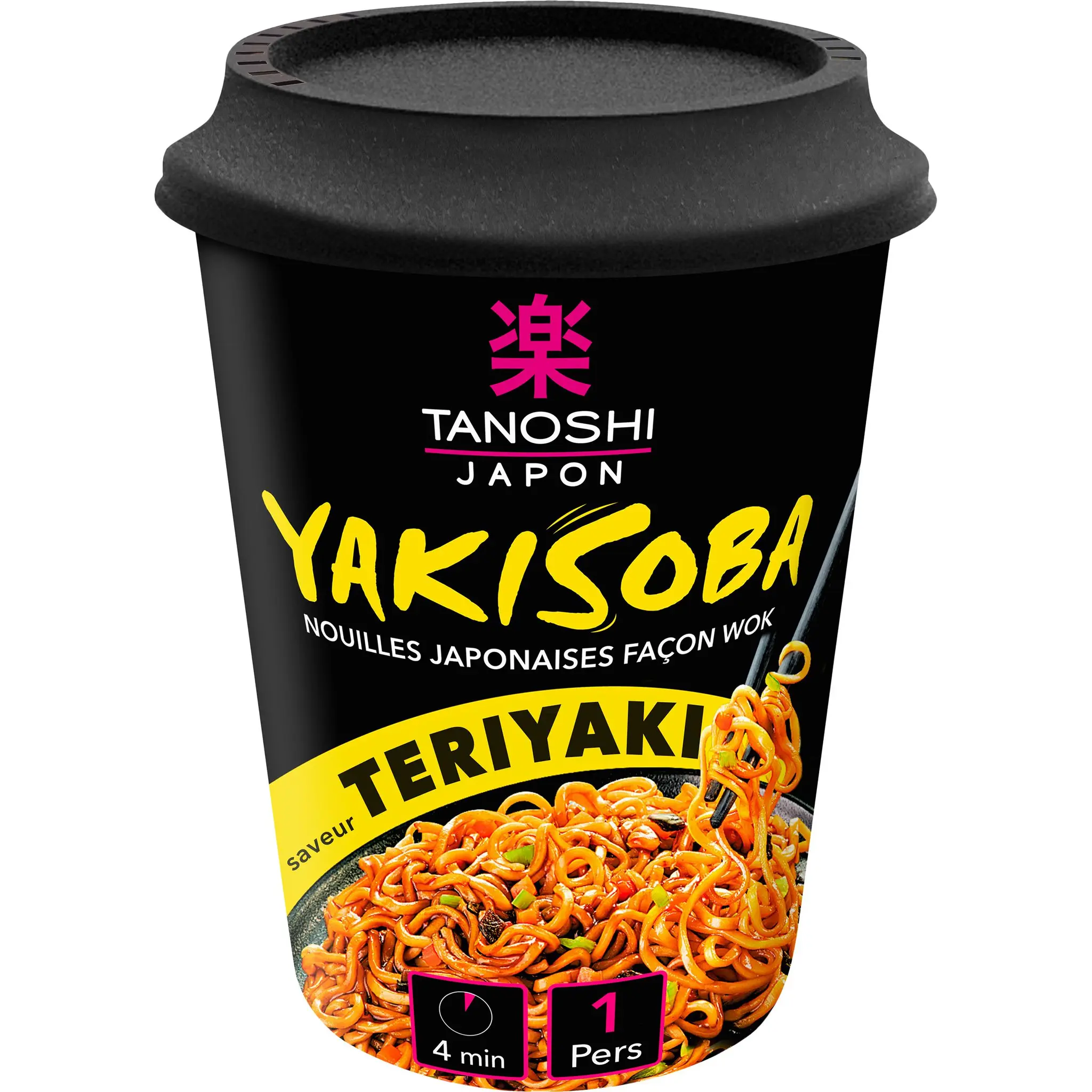 TANOSHI Cup Nouilles yakisoba teriyaki