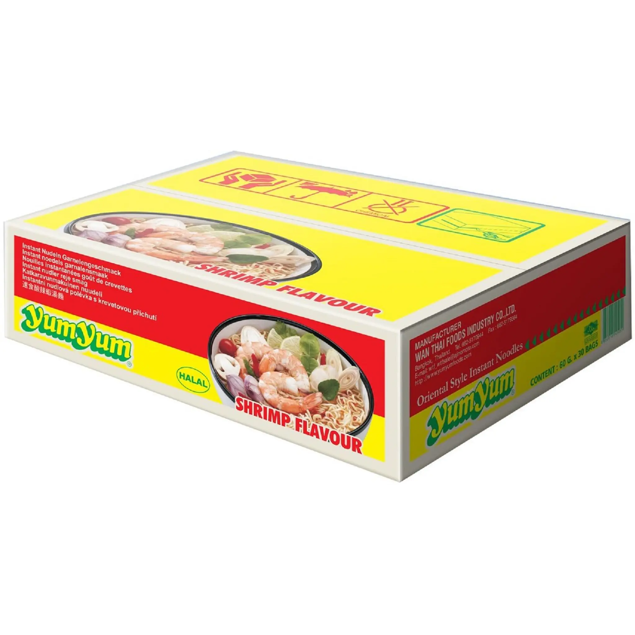 YUM YUM Nouilles instantanées saveur crevette