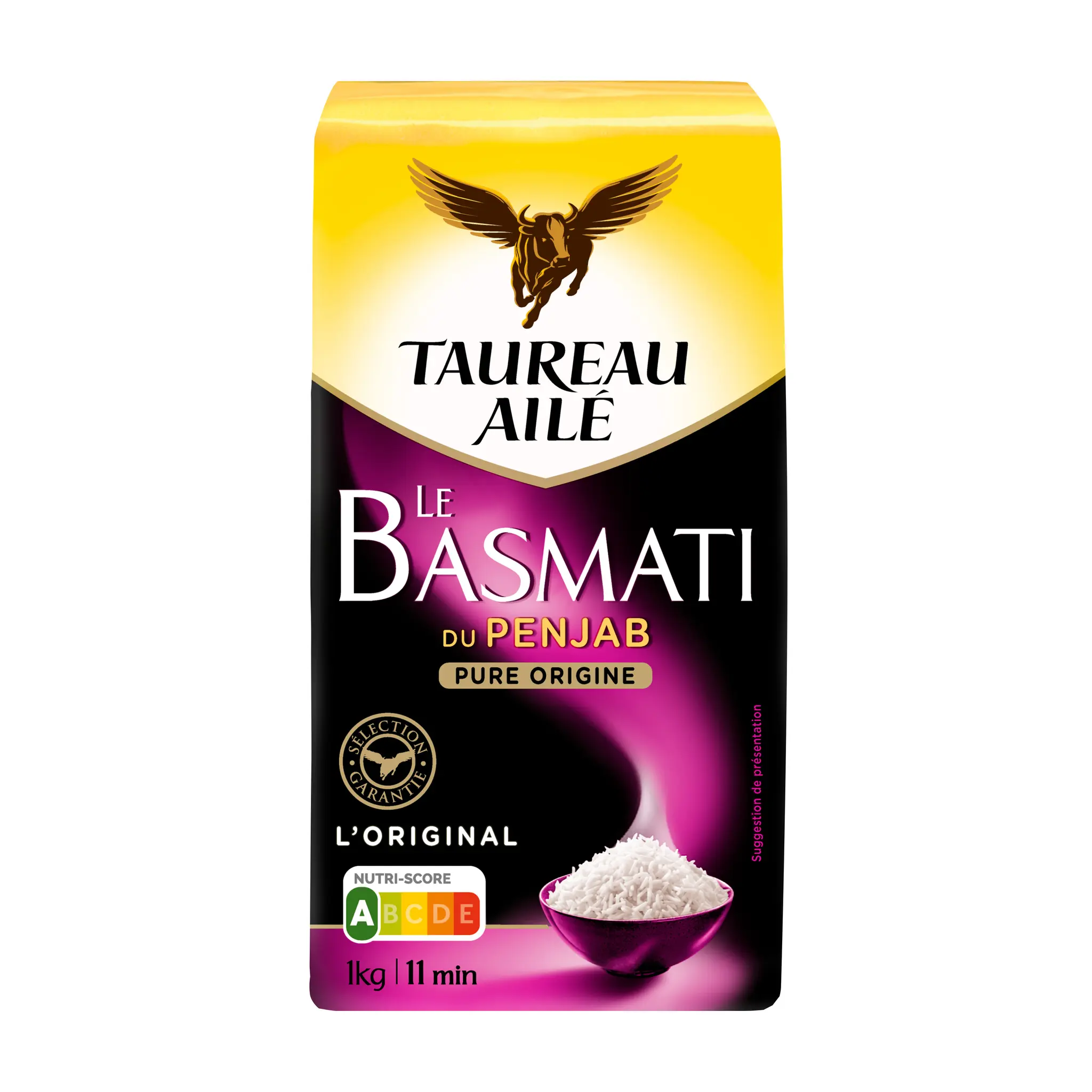 TAUREAU AILE Riz basmati du Penjab