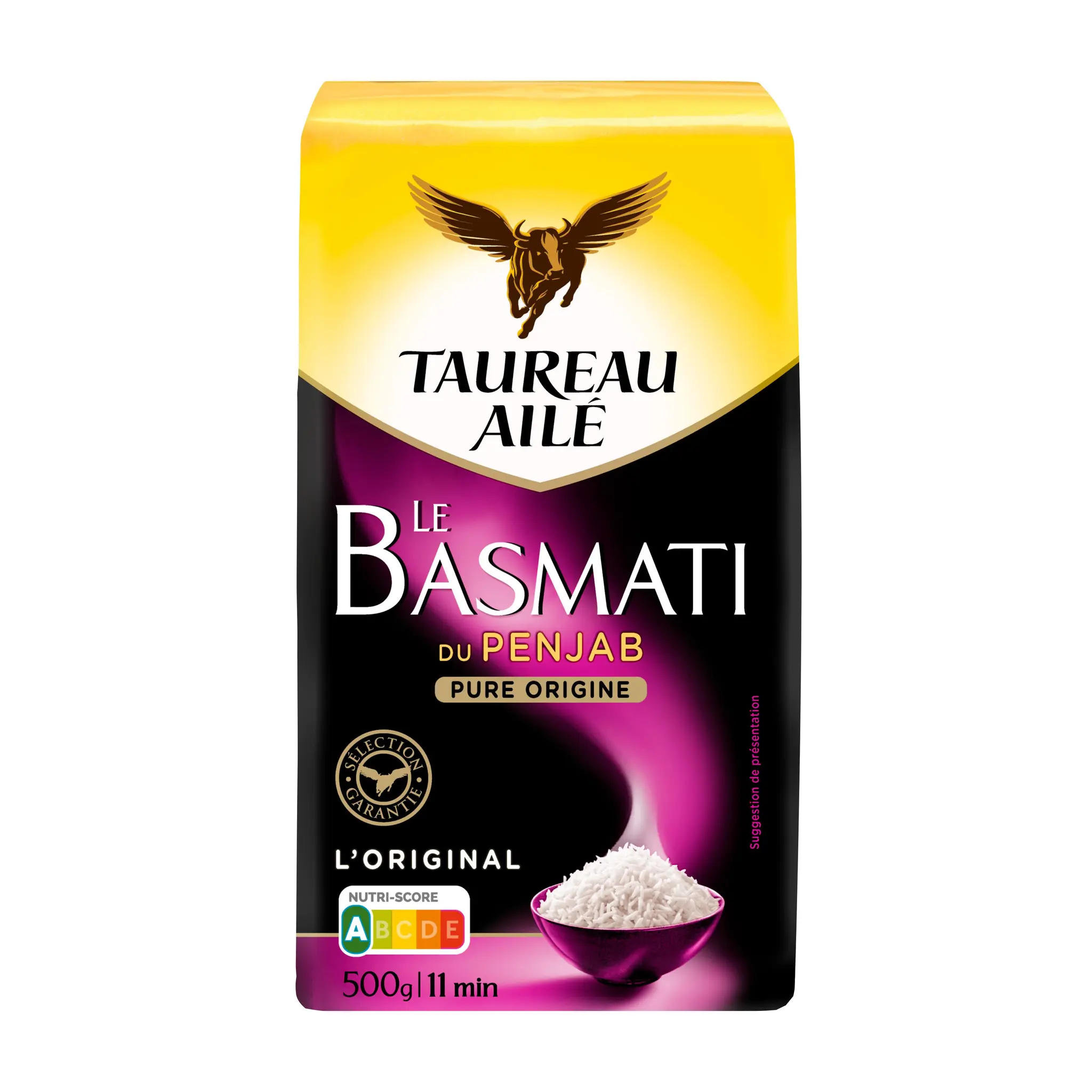TAUREAU AILE Riz basmati long grain naturellement parfumé