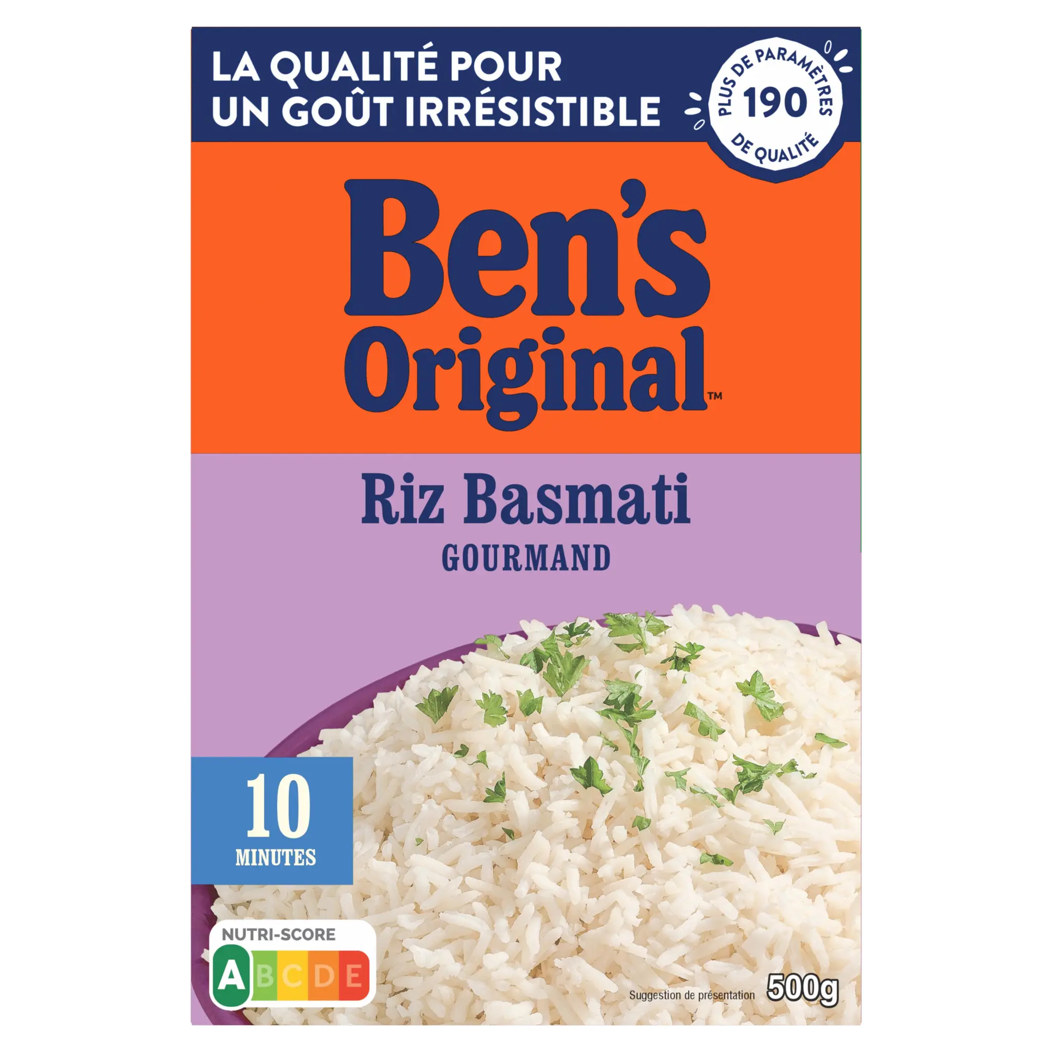 BEN'S ORIGINAL Riz basmati vrac cuisson rapide