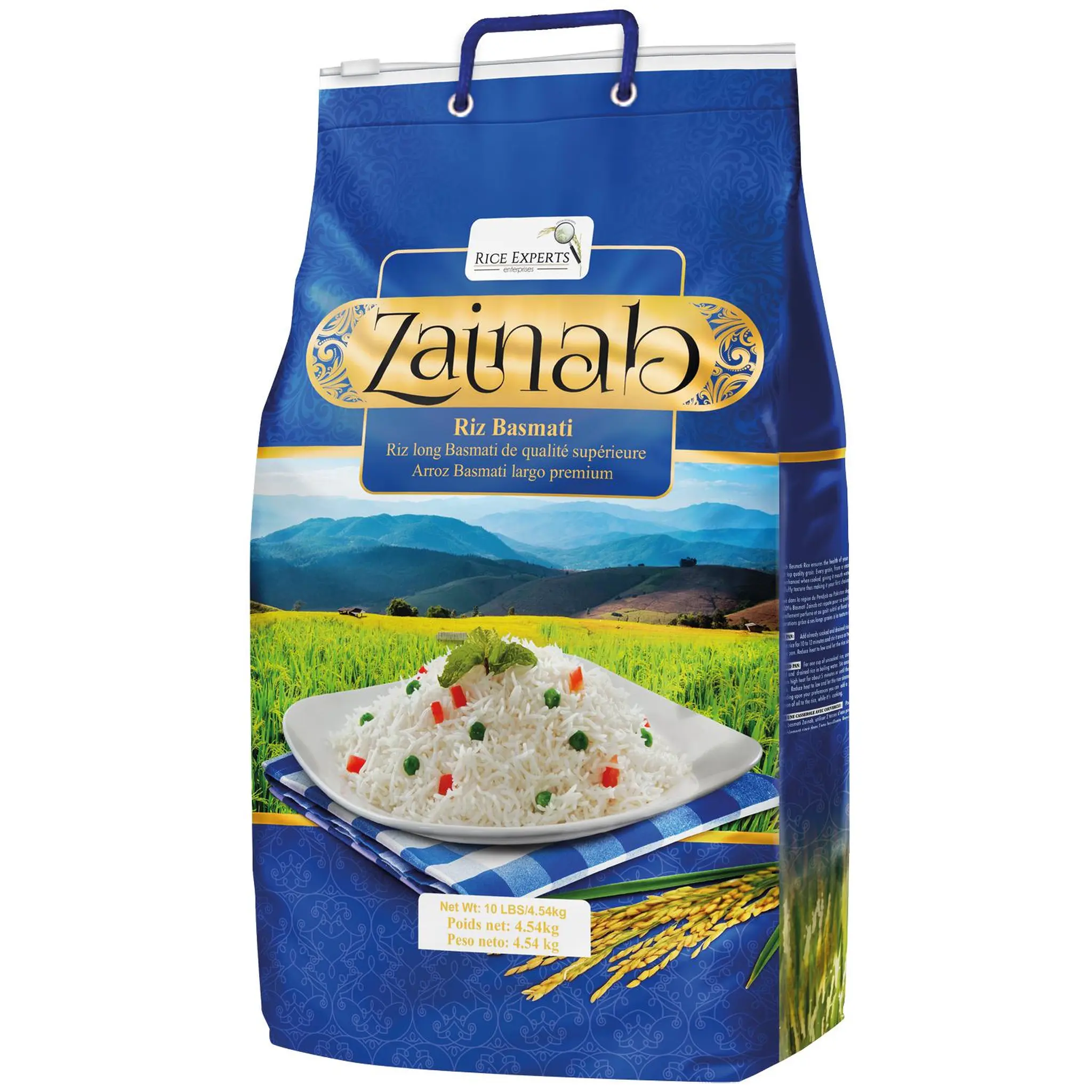 ZAINAB Riz long Basmati de qualité supérieure