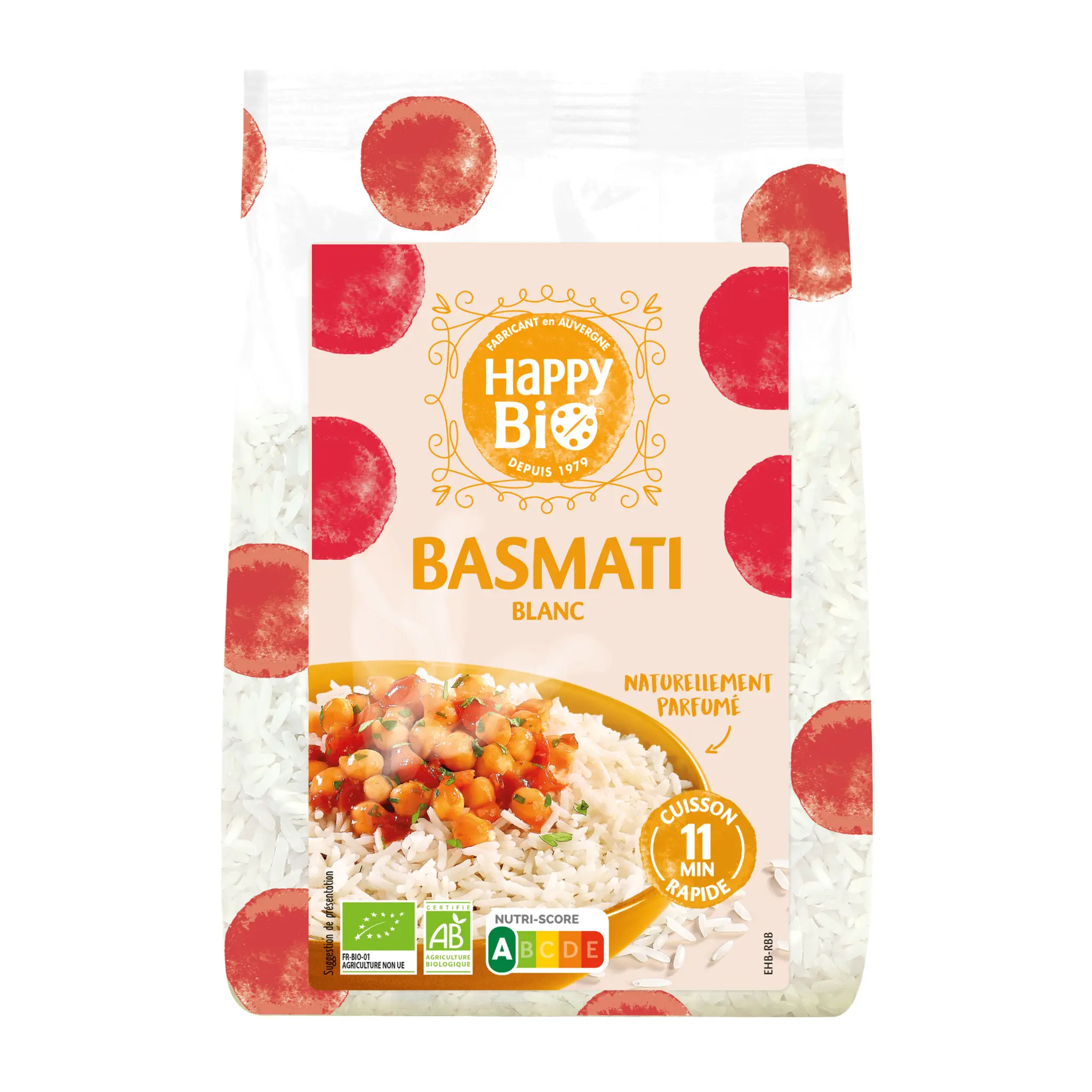 HAPPY BIO Riz basmati