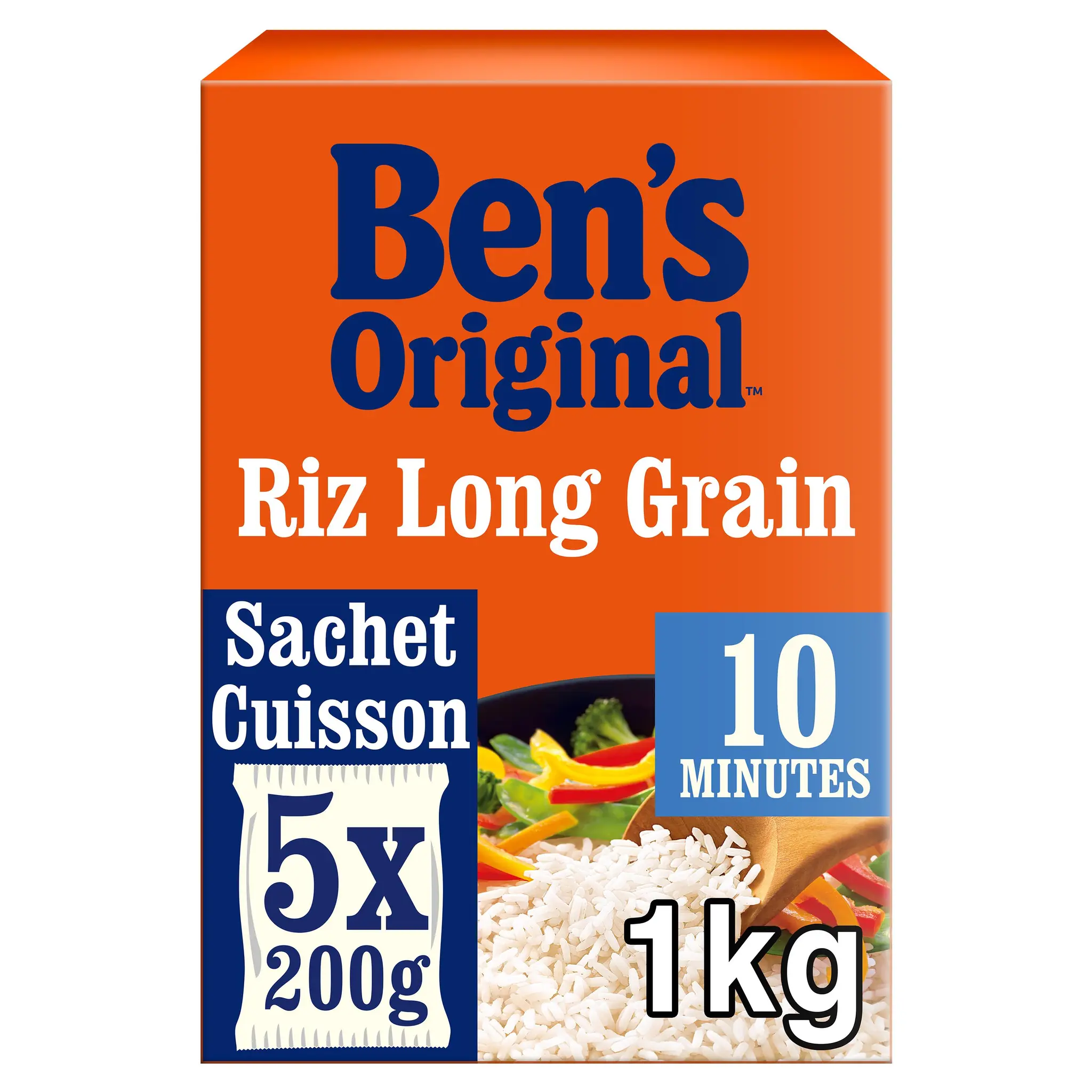 BEN'S ORIGINAL Riz long grain en sachet cuisson rapide