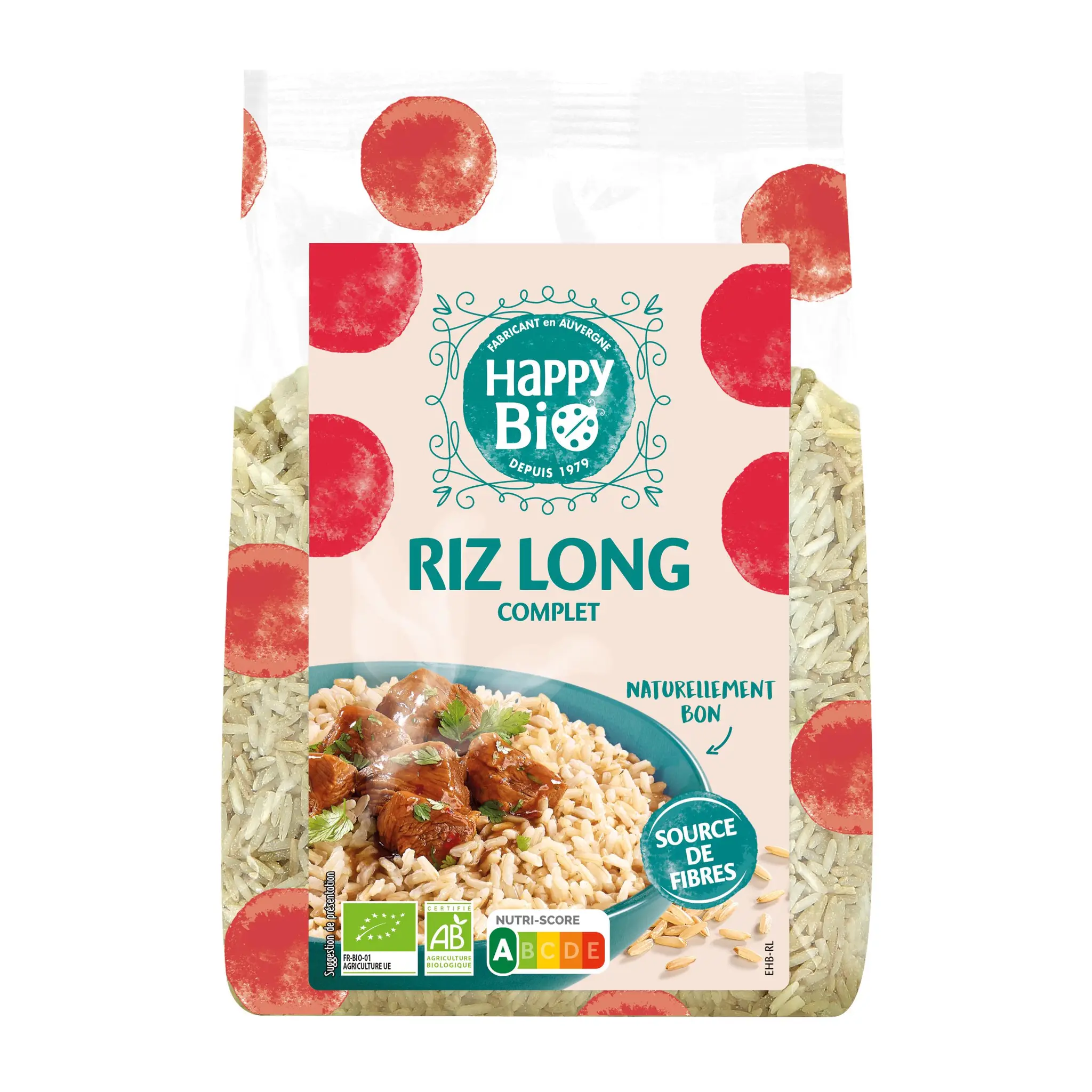 HAPPY BIO Riz long complet
