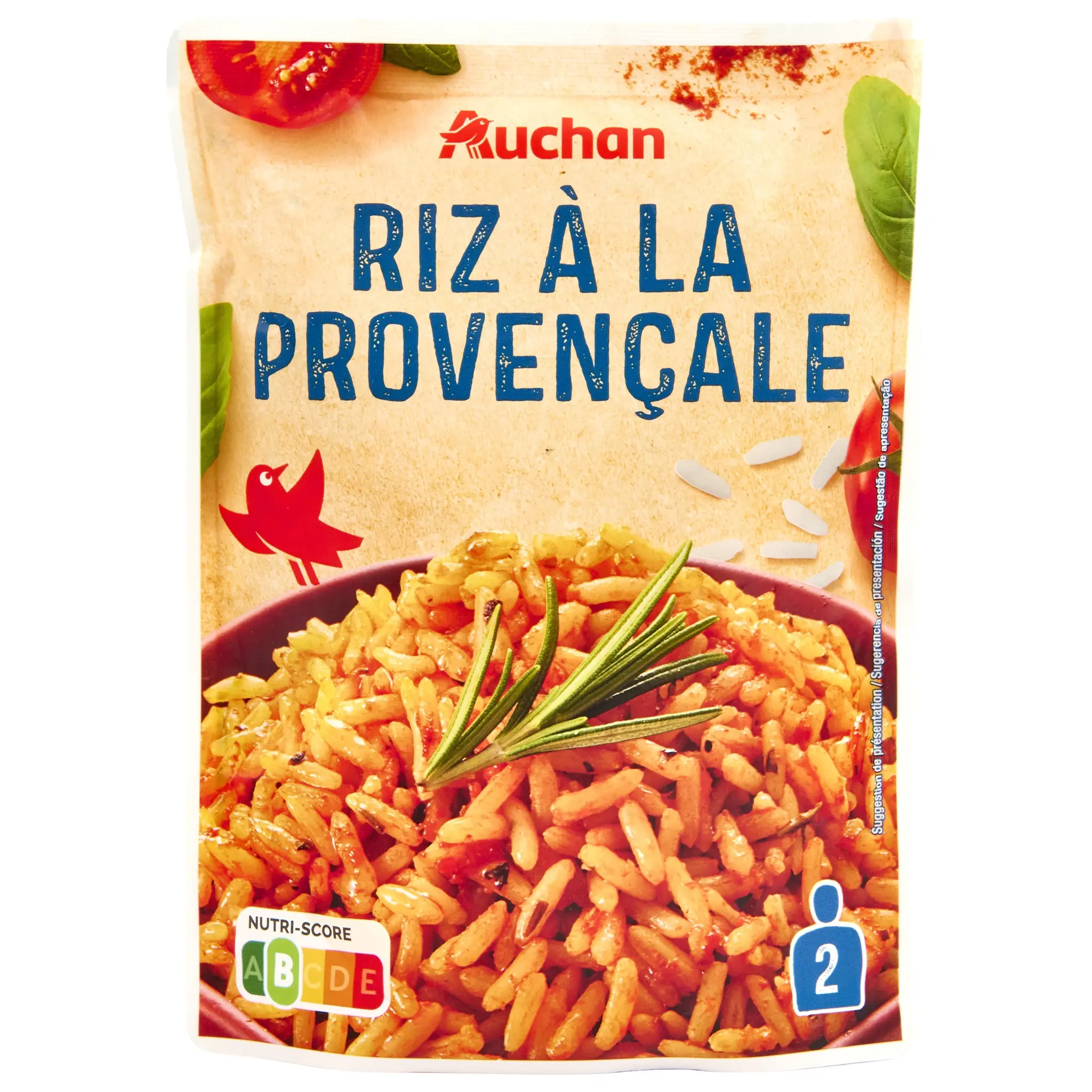AUCHAN Riz à la provençale sachet express