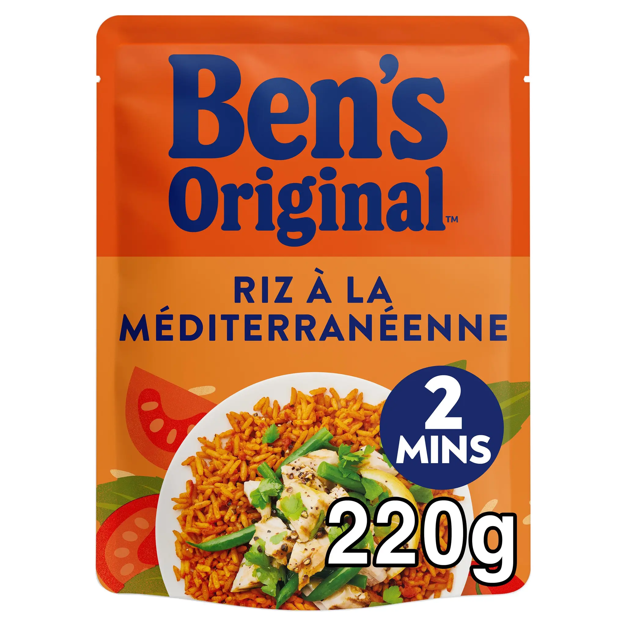 BEN'S ORIGINAL Riz à la méditerranéenne sachet express