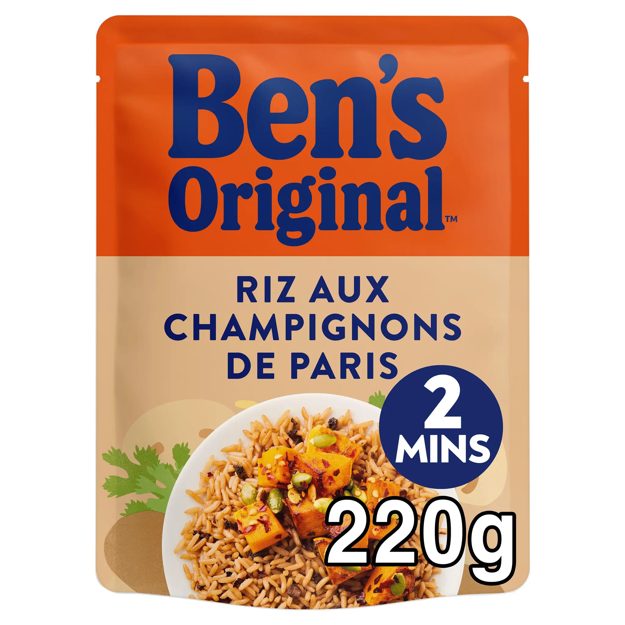 BEN'S ORIGINAL Riz aux champignons sachet express
