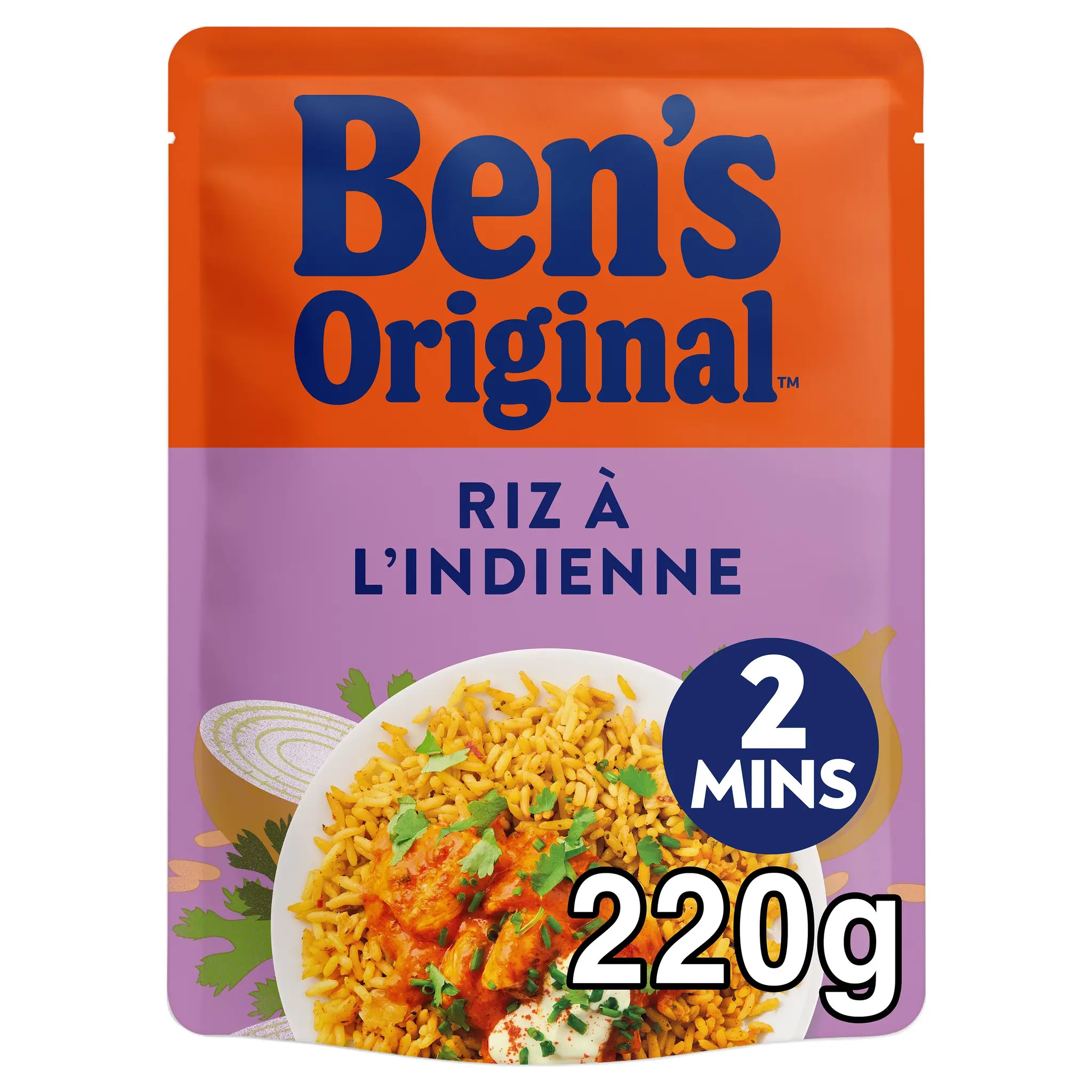 BEN'S ORIGINAL Riz à l'indienne sachet express
