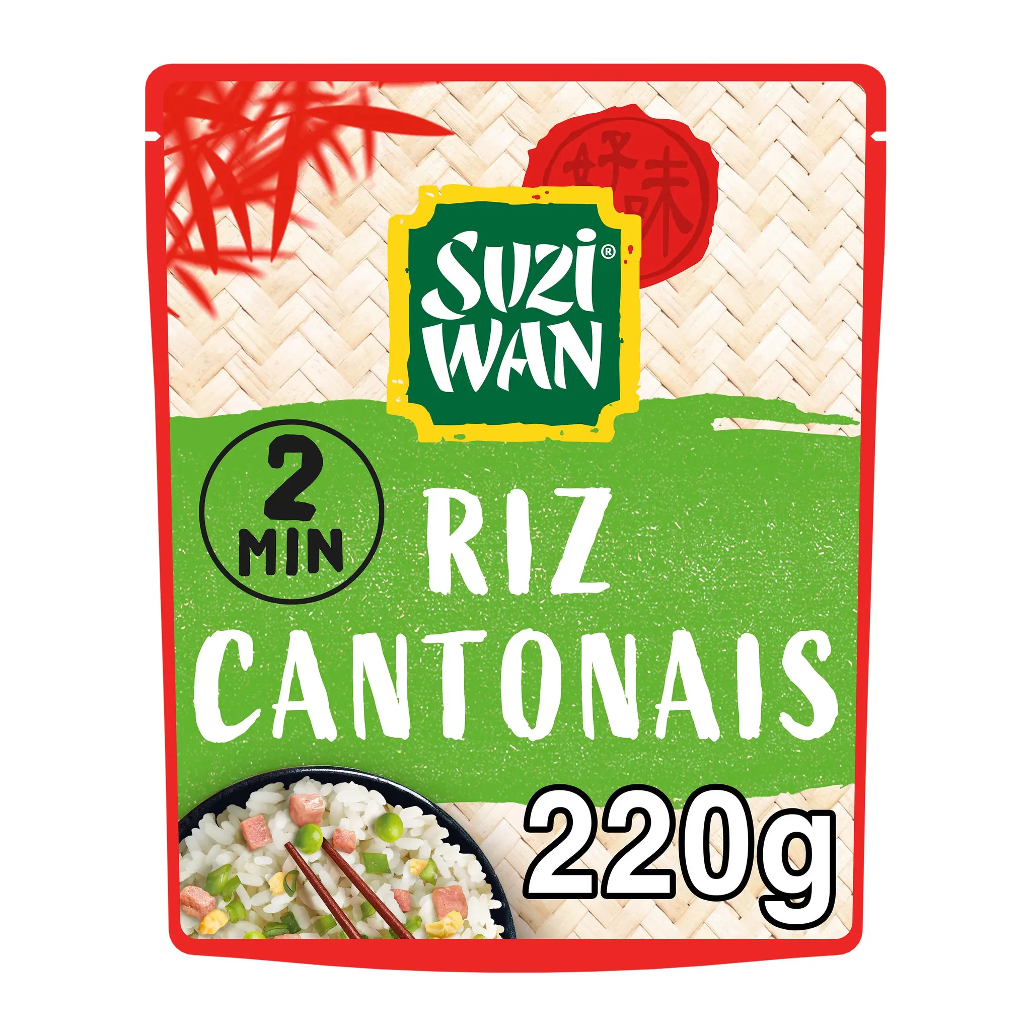 SUZI WAN Riz cantonais sachet micro ondable